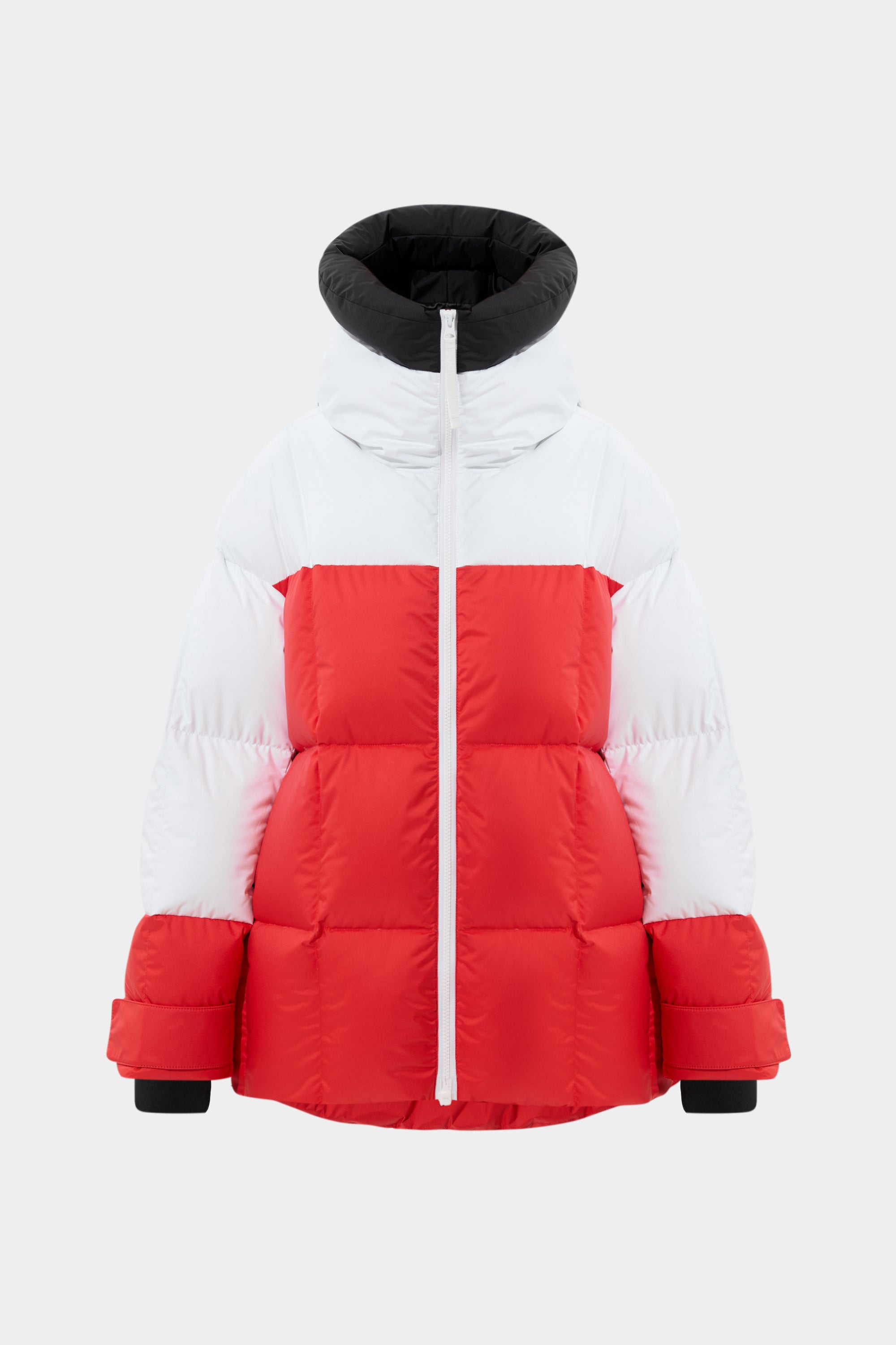 Multi Apres Ski Long Wendy Jacket Tec White + Tec Red