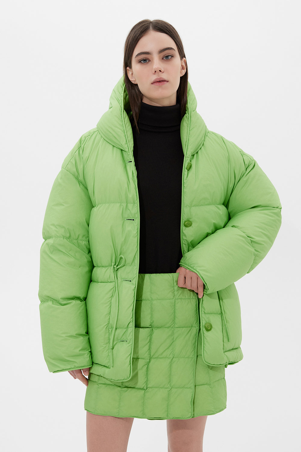 Cozy Michlin Jacket Micro Lime