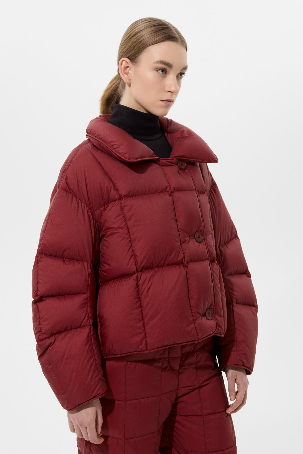 Cozy Cloud Jacket Micro Burgundy