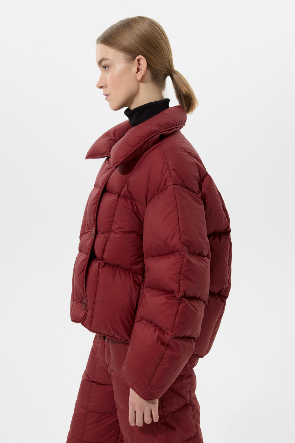 Cozy Cloud Jacket Micro Burgundy