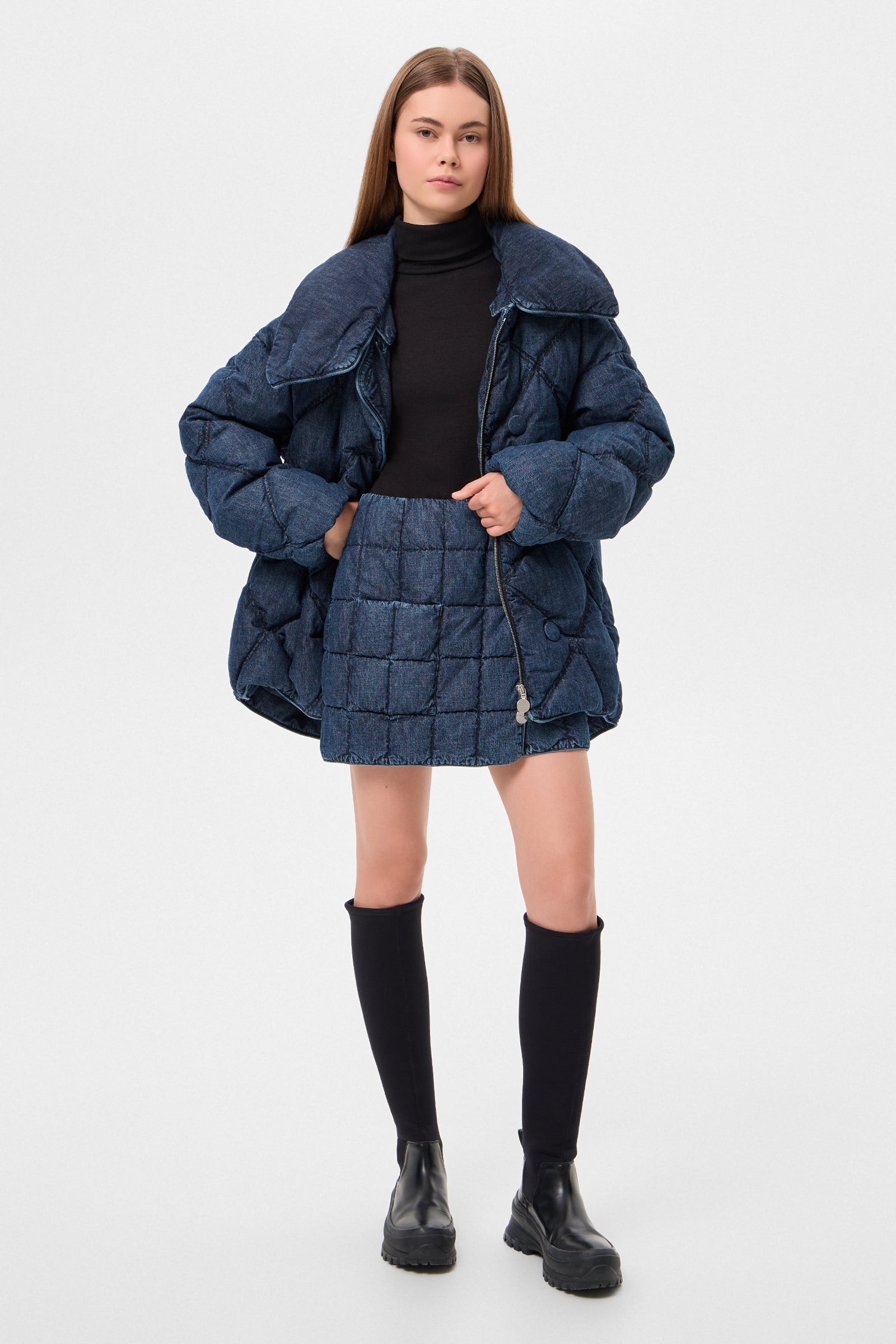 DENIM MINI PLAHTA  BLUE