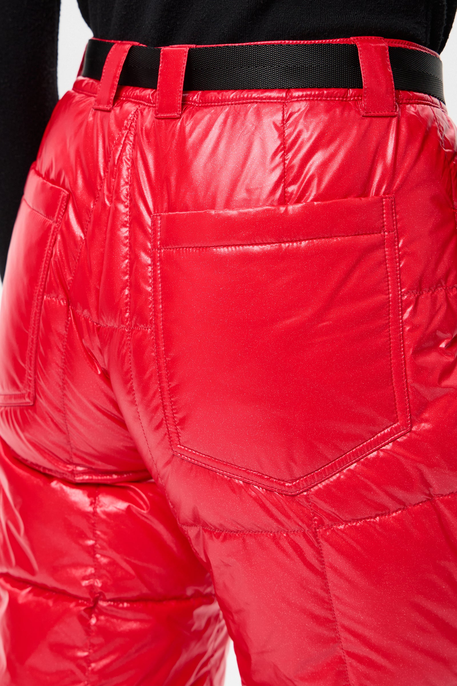 Apres Ski Chalet Pants Glitter Red