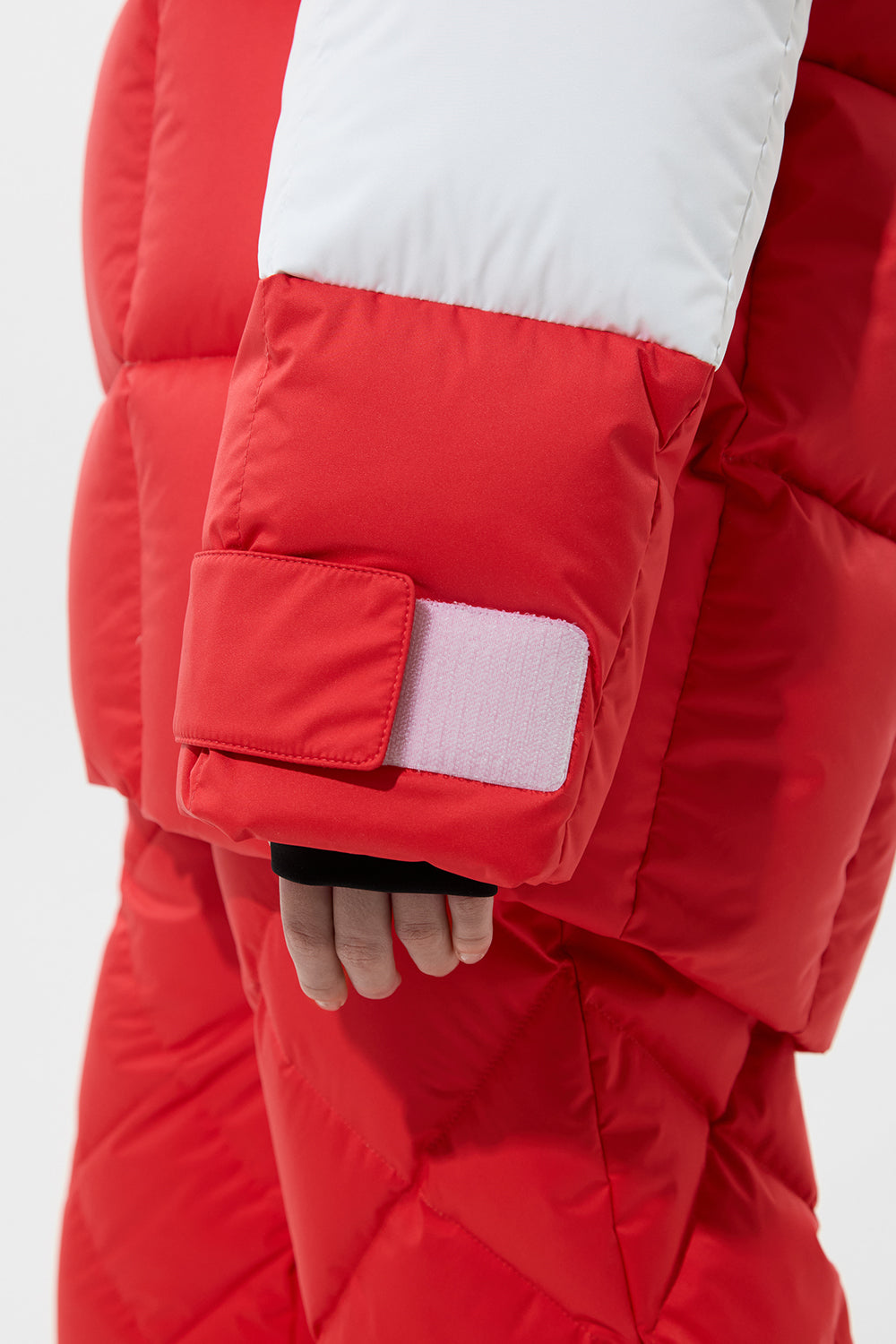 Multi Apres Ski Long Wendy Jacket Tec White + Tec Red