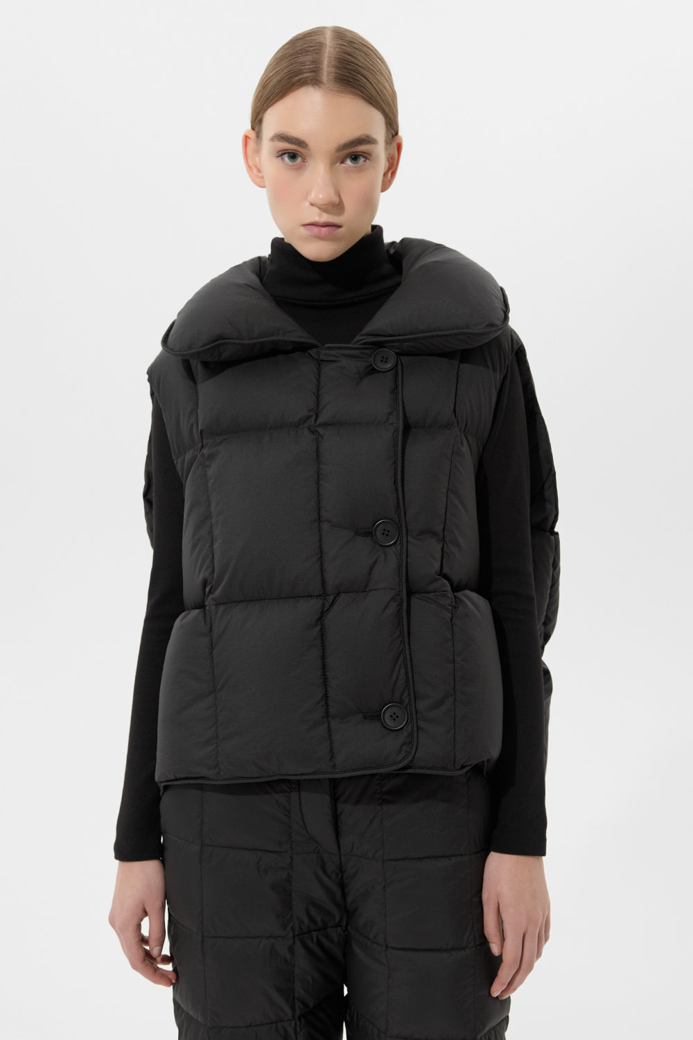 Cozy Cloud Vest Micro Black