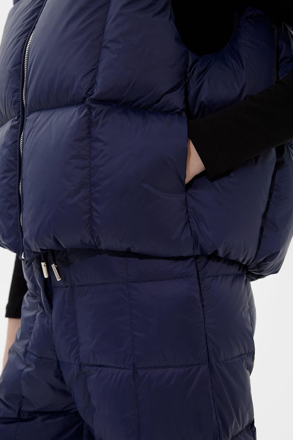 Zip Vest Leon Navy