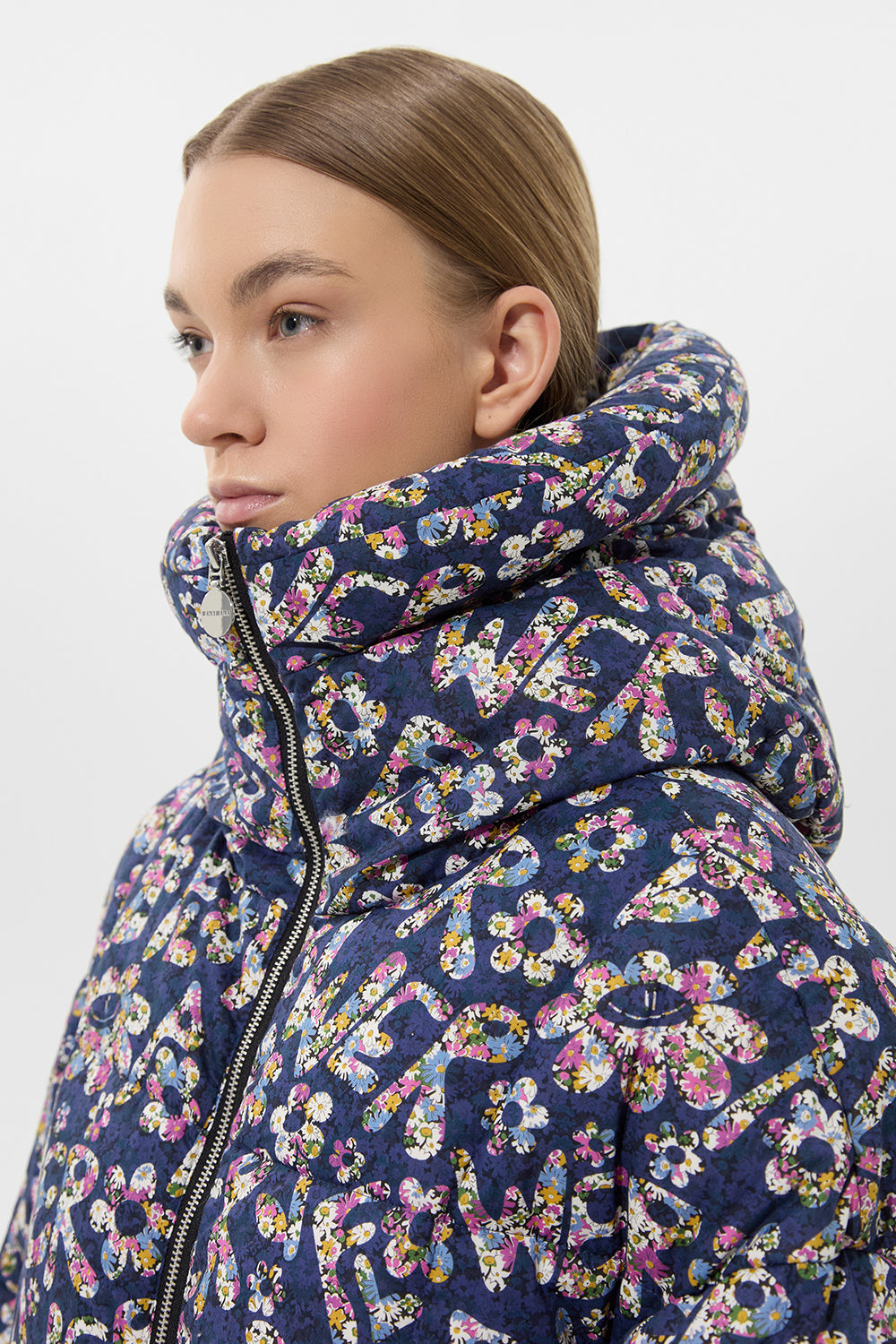 Wendy Jacket Flower Navy