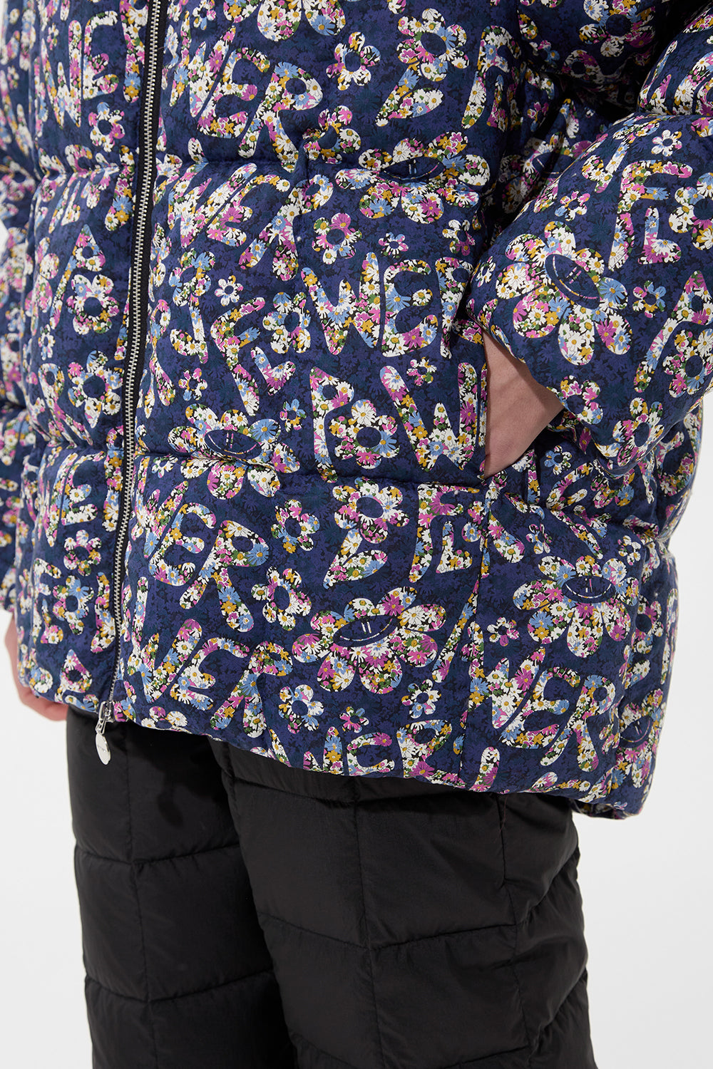 Wendy Jacket Flower Navy