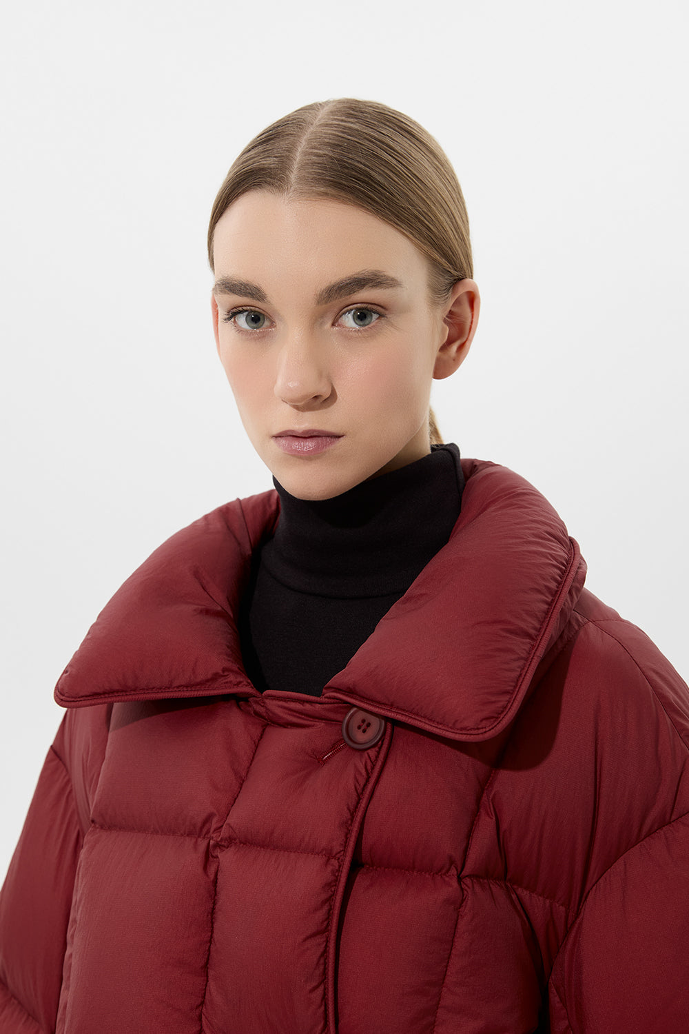 Cozy Cloud Jacket Micro Burgundy