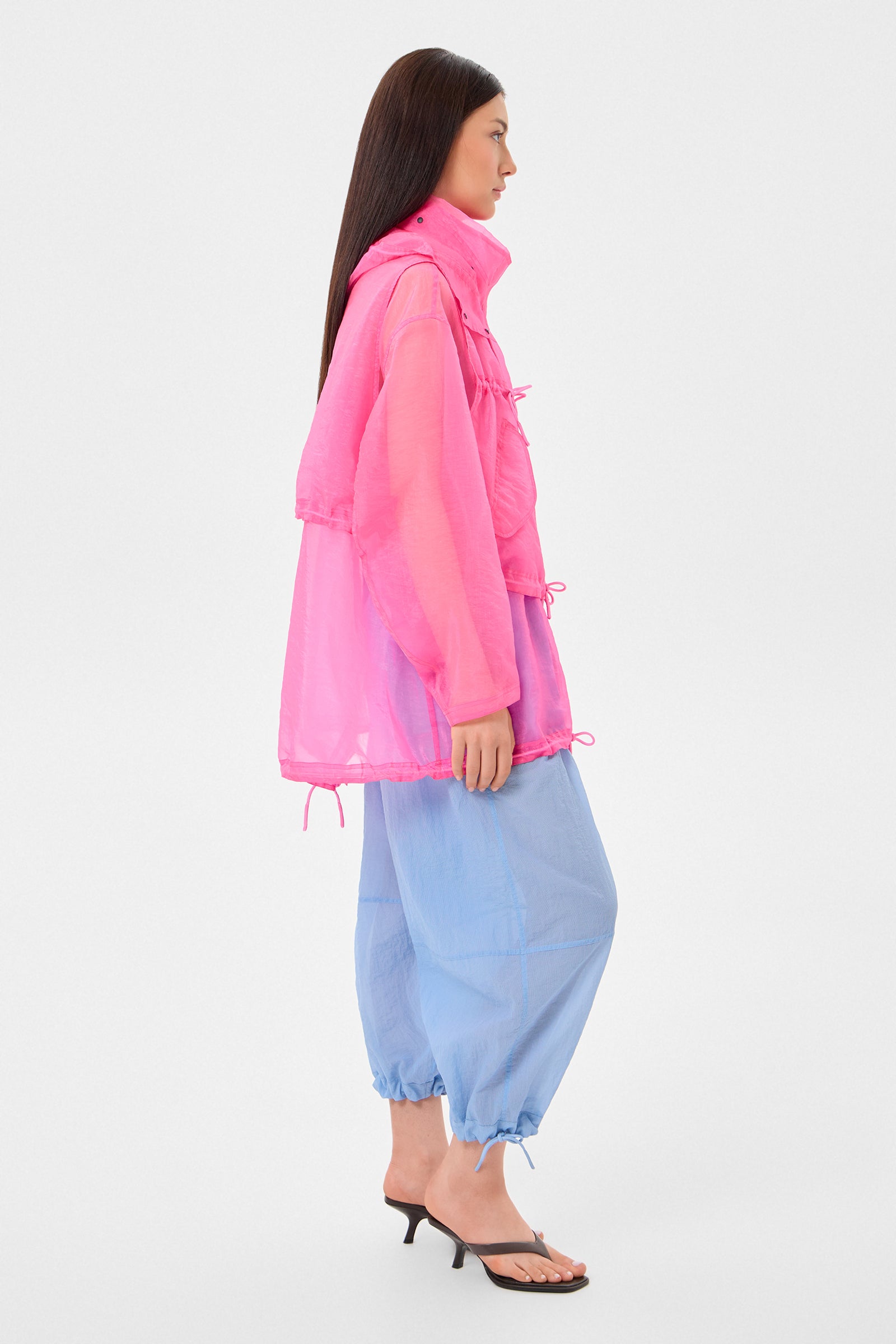 Light Ember Coat Neon Pink