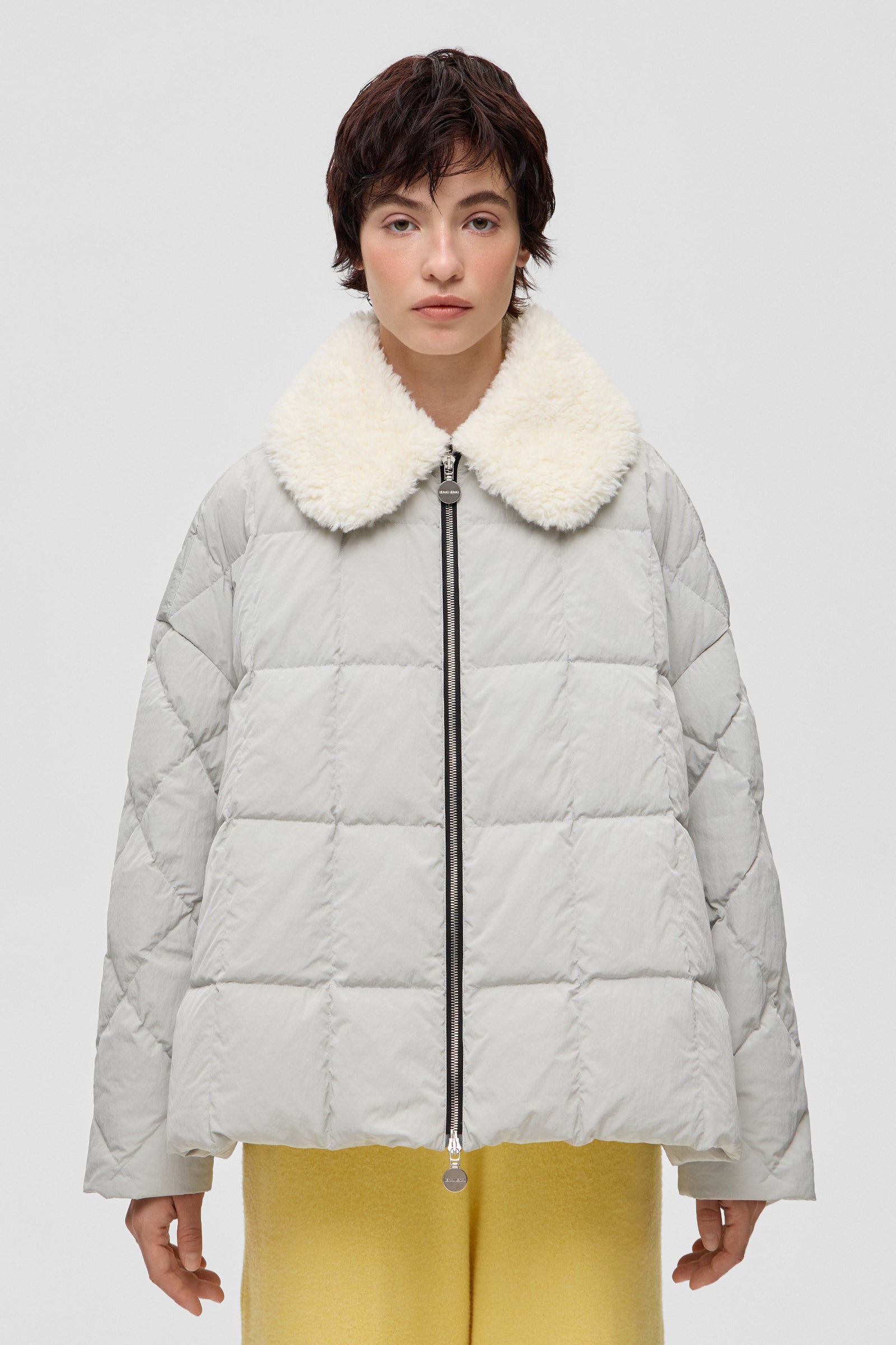 SHEARLING ARCO JACKET SCOOTER GREY