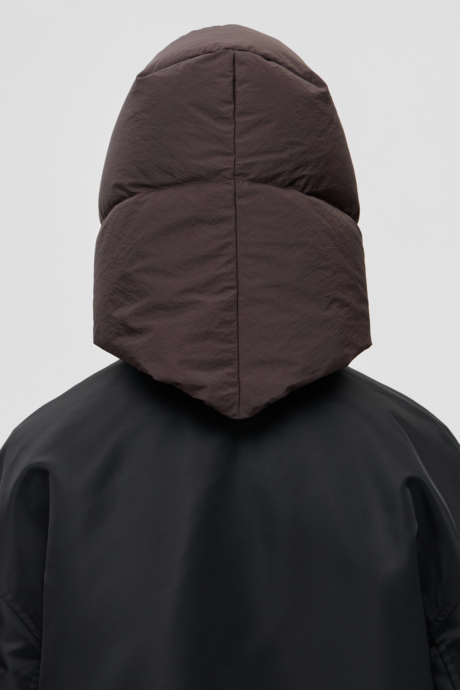 HUSTKA HOOD MICRO BROWN