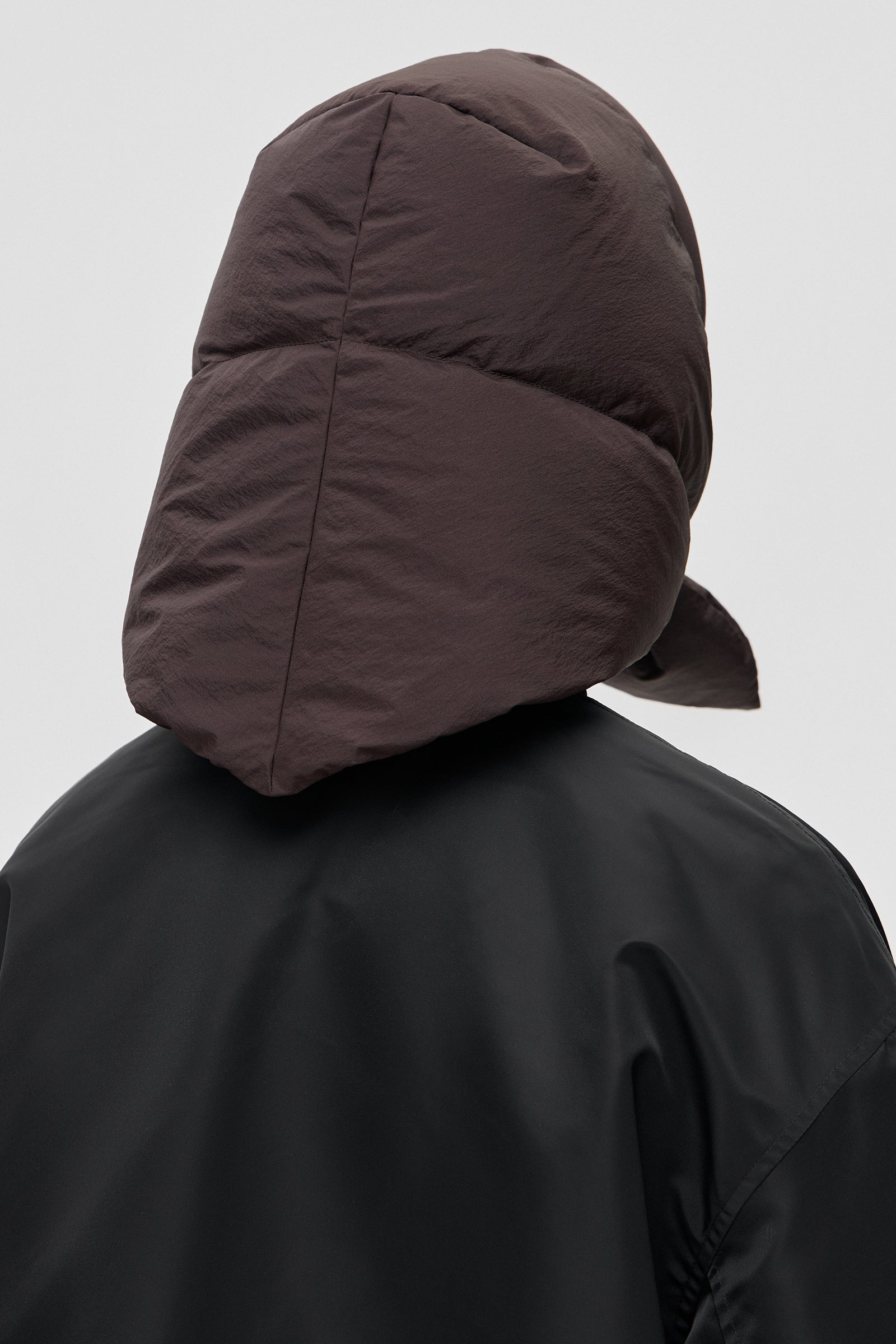 HUSTKA HOOD MICRO BROWN