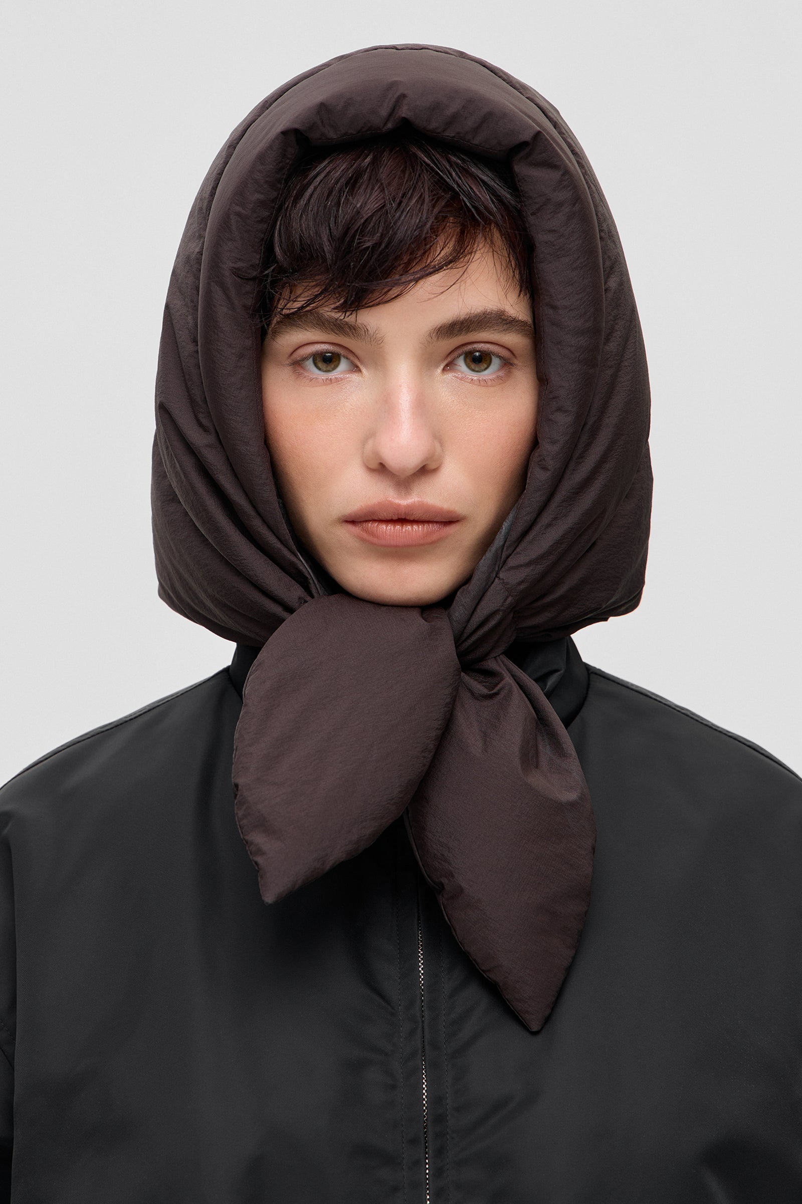HUSTKA HOOD MICRO BROWN
