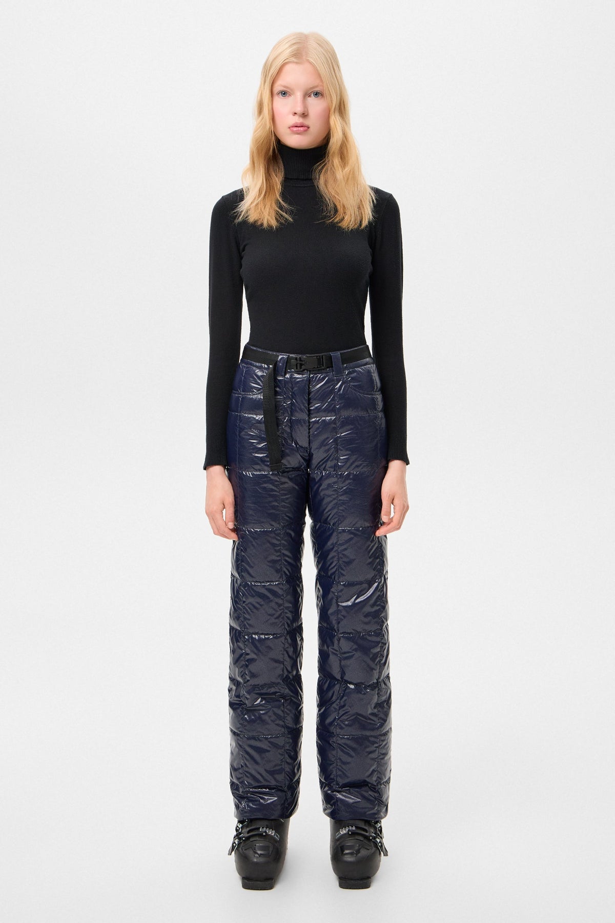 APRES SKI CHALET PANTS GLITTER NAVY - IENKI IENKI
