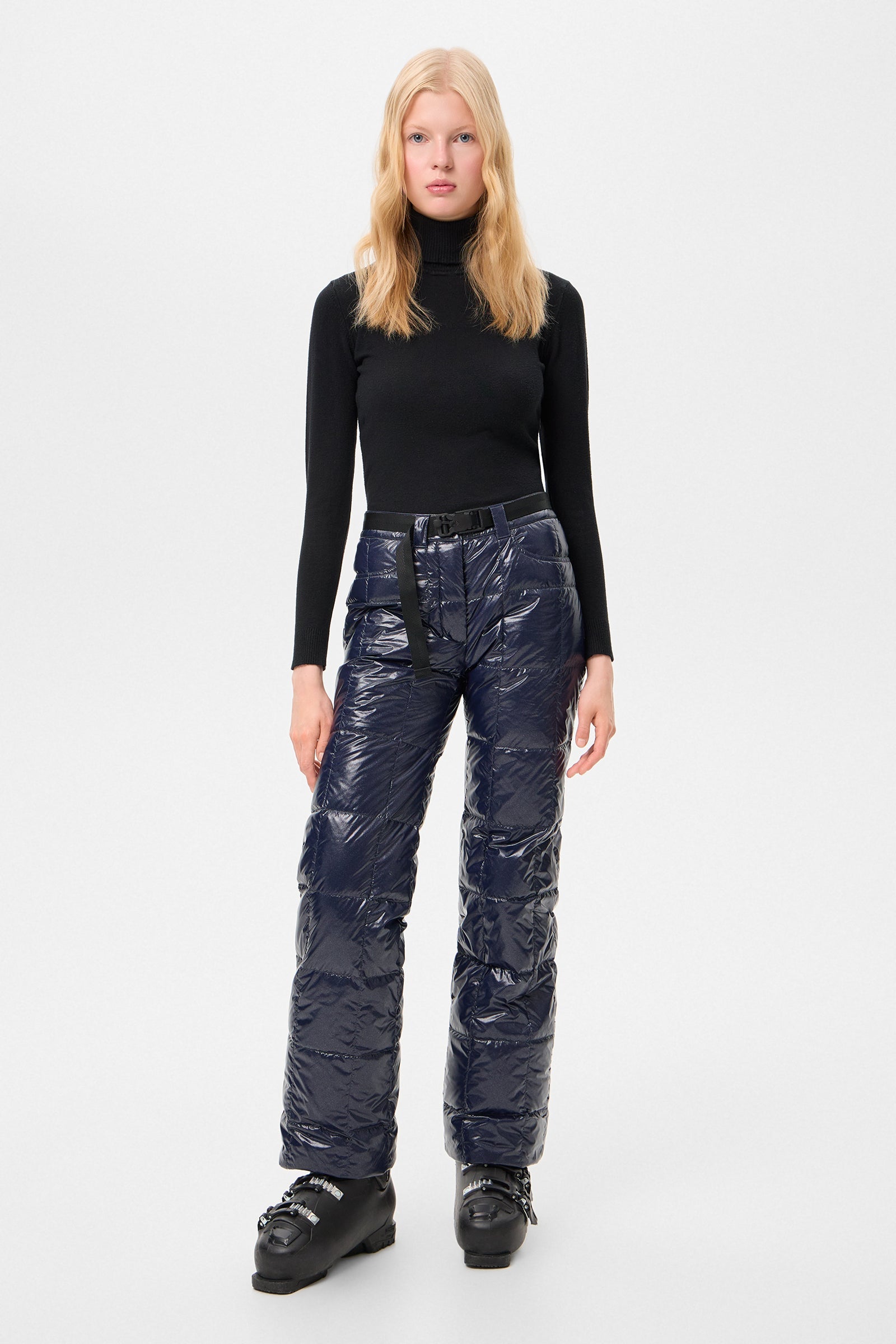 APRES SKI CHALET PANTS GLITTER NAVY - IENKI IENKI