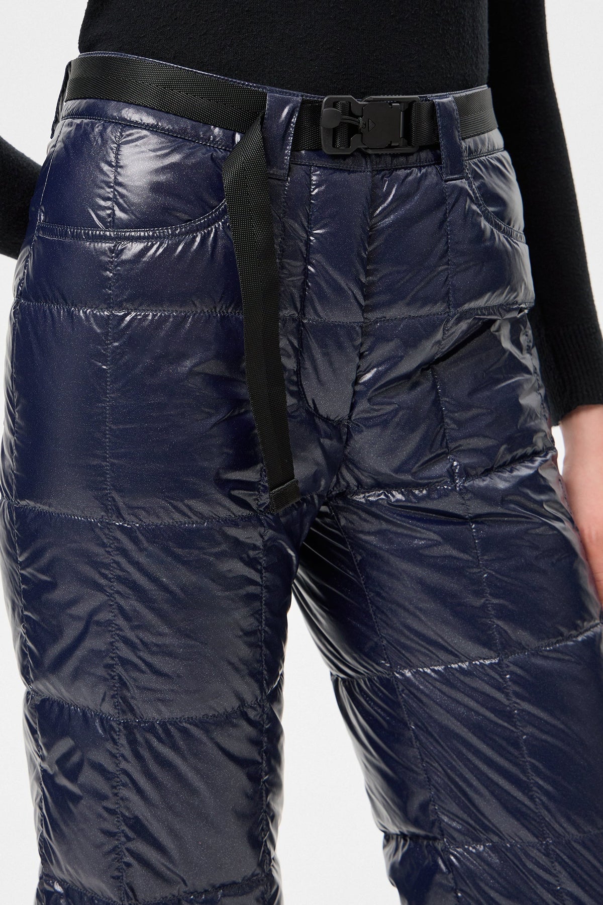 APRES SKI CHALET PANTS GLITTER NAVY - IENKI IENKI