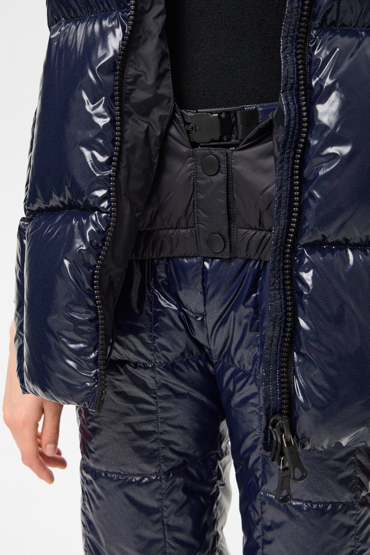 APRES SKI CHALET PANTS GLITTER NAVY - IENKI IENKI