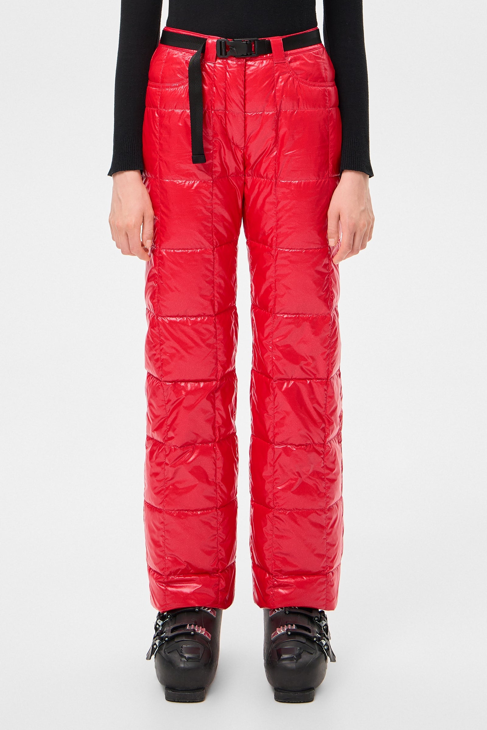 APRES SKI CHALET PANTS GLITTER RED - IENKI IENKI