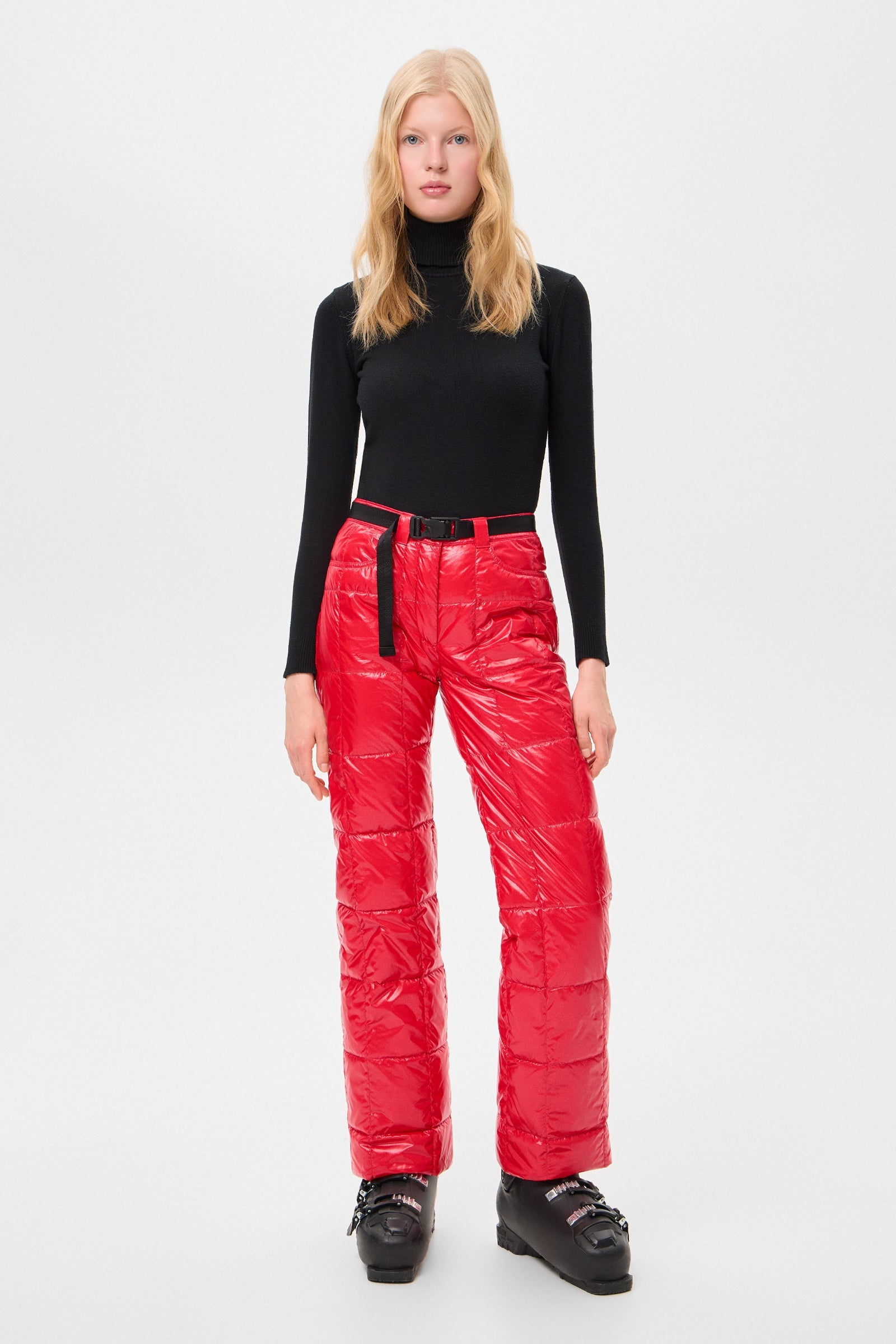 APRES SKI CHALET PANTS GLITTER RED - IENKI IENKI