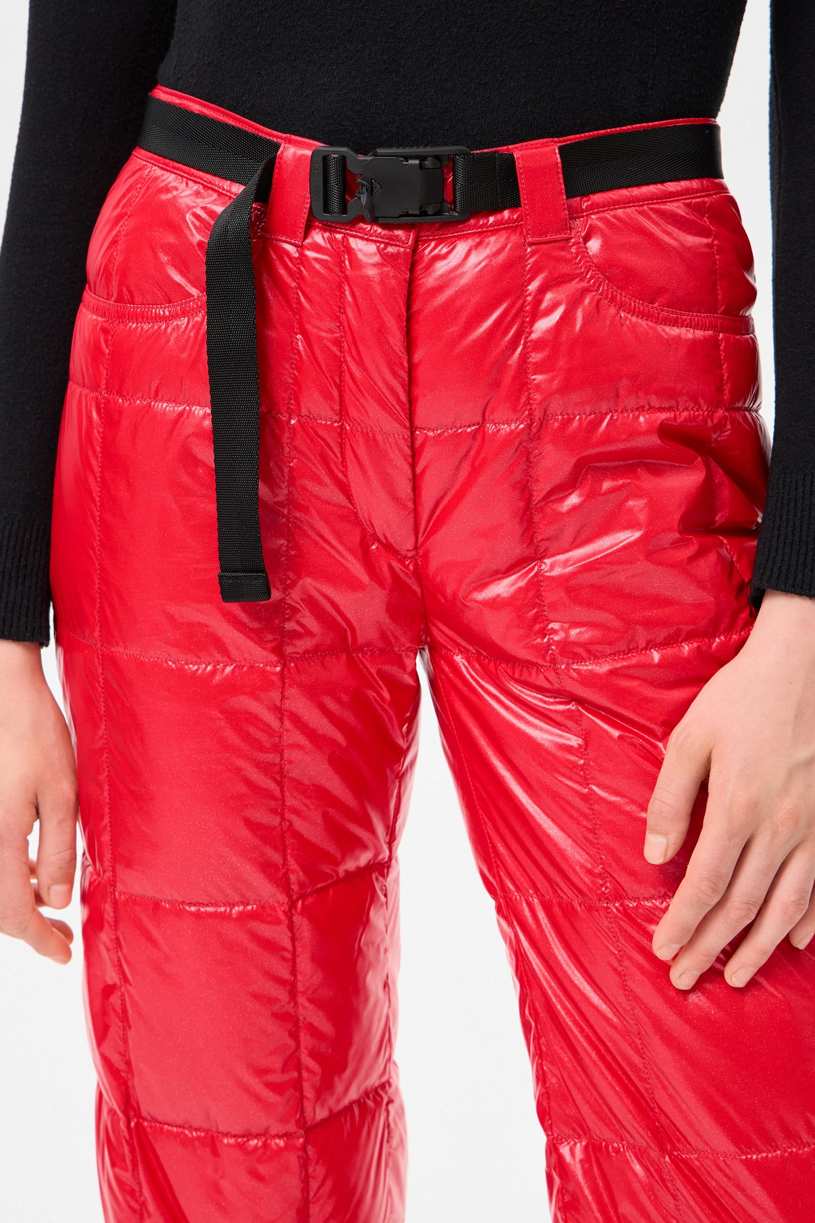 APRES SKI CHALET PANTS GLITTER RED - IENKI IENKI