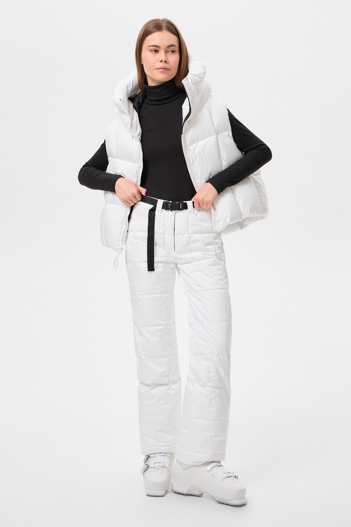 APRES SKI CHALET PANTS TEC WHITE - IENKI IENKI