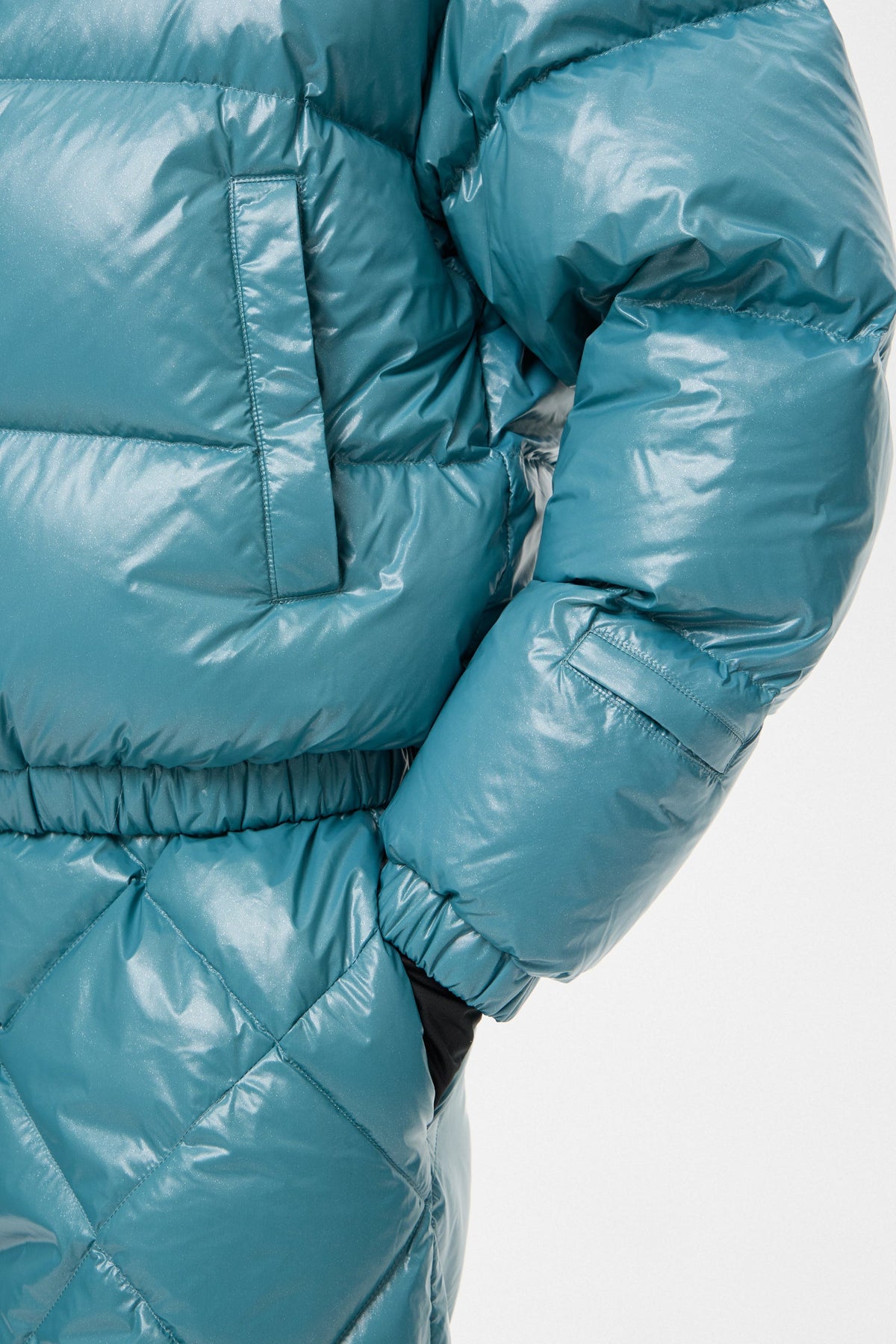 APRES SKI COOL JACKET GLITTER GREEN - IENKI IENKI
