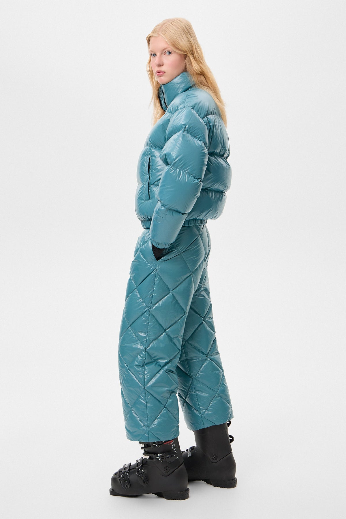 APRES SKI COOL JACKET GLITTER GREEN - IENKI IENKI