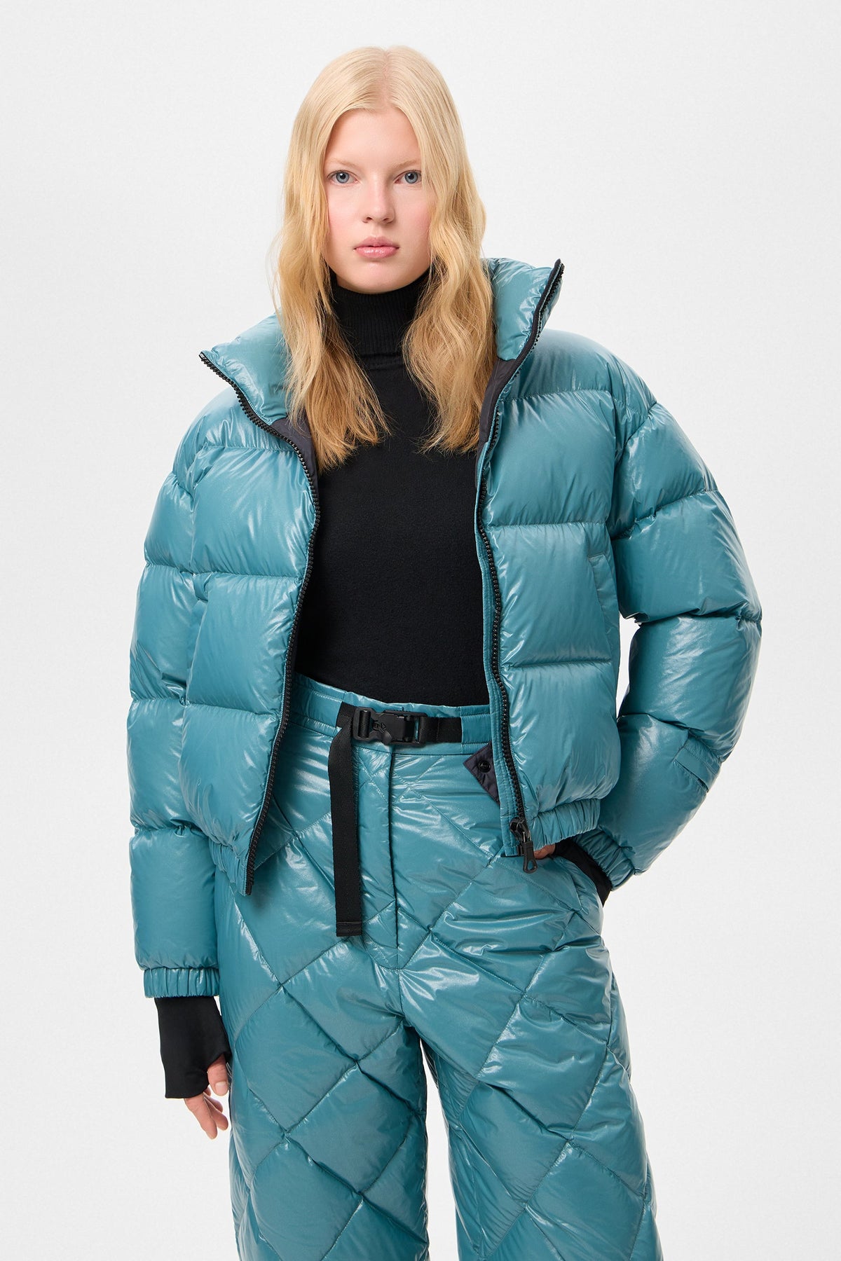 APRES SKI COOL JACKET GLITTER GREEN - IENKI IENKI