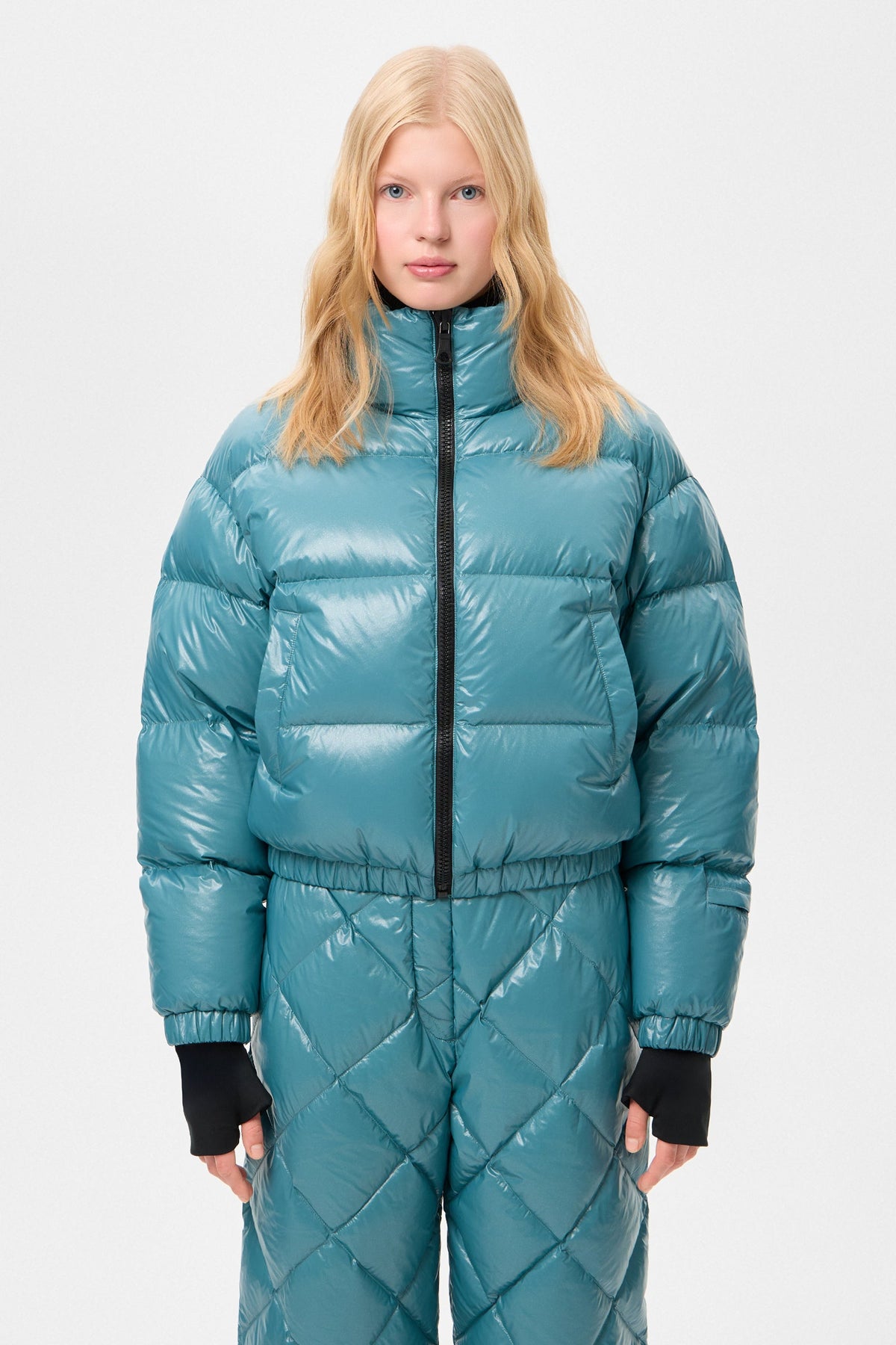 APRES SKI COOL JACKET GLITTER GREEN - IENKI IENKI