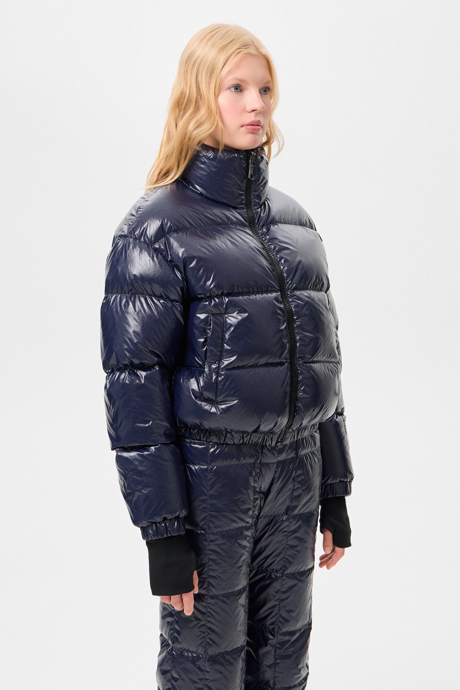 APRES SKI COOL JACKET GLITTER NAVY - IENKI IENKI