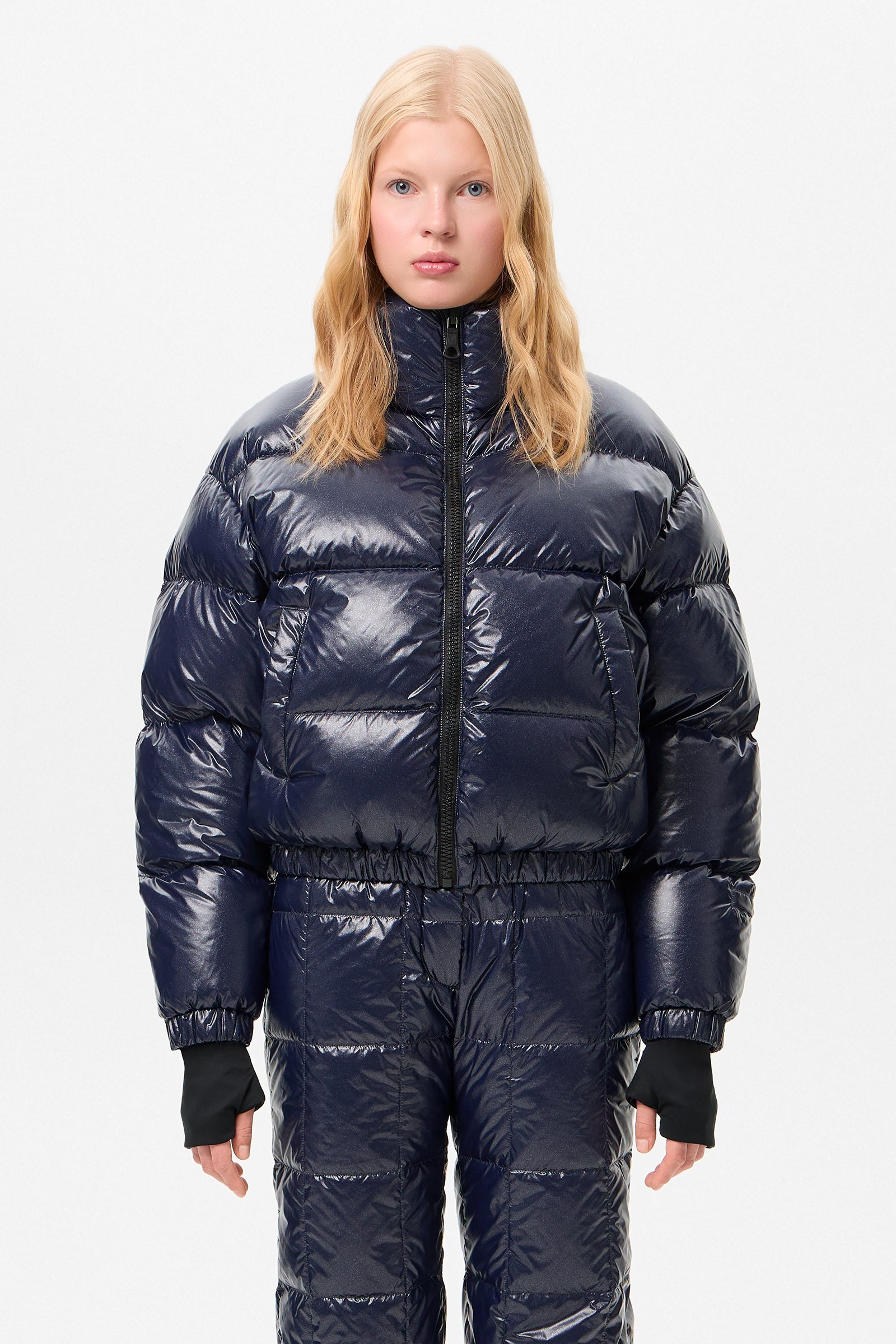 APRES SKI COOL JACKET GLITTER NAVY - IENKI IENKI