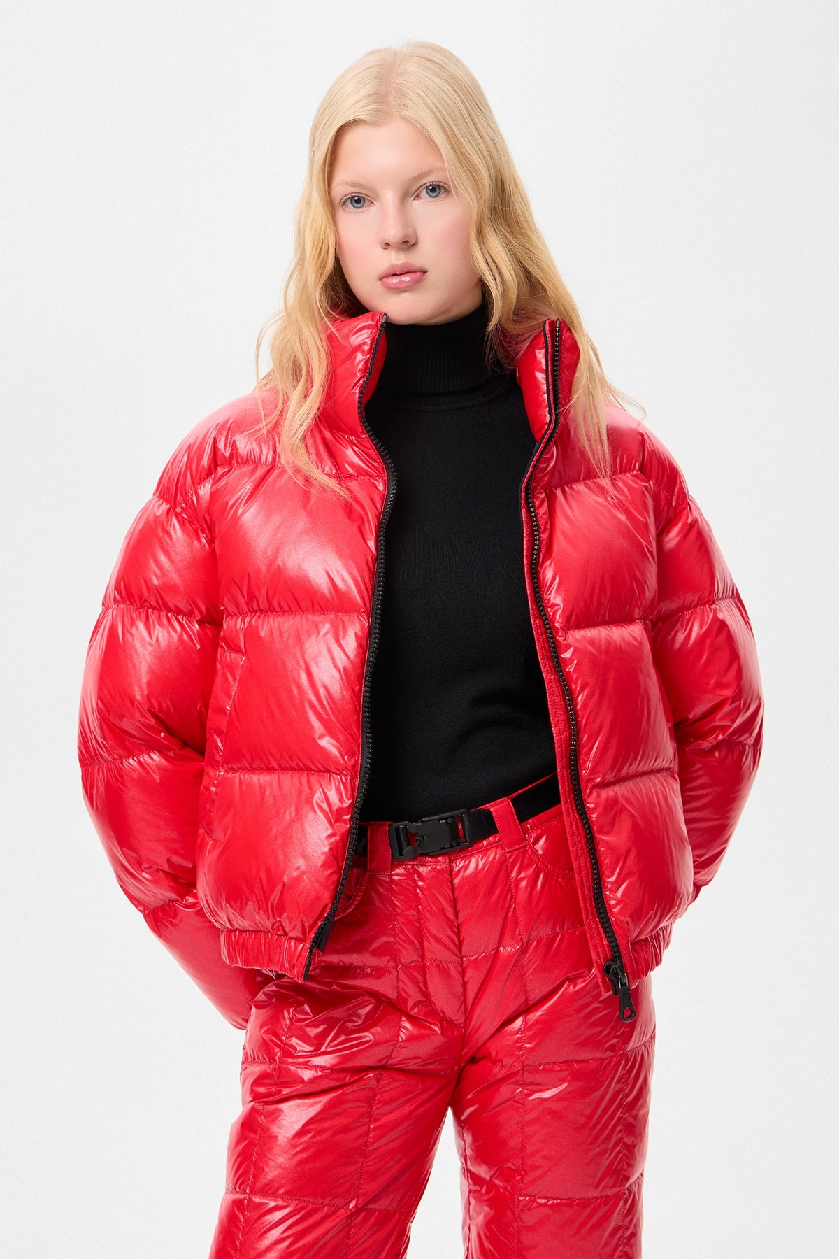 APRES SKI COOL JACKET GLITTER RED - IENKI IENKI