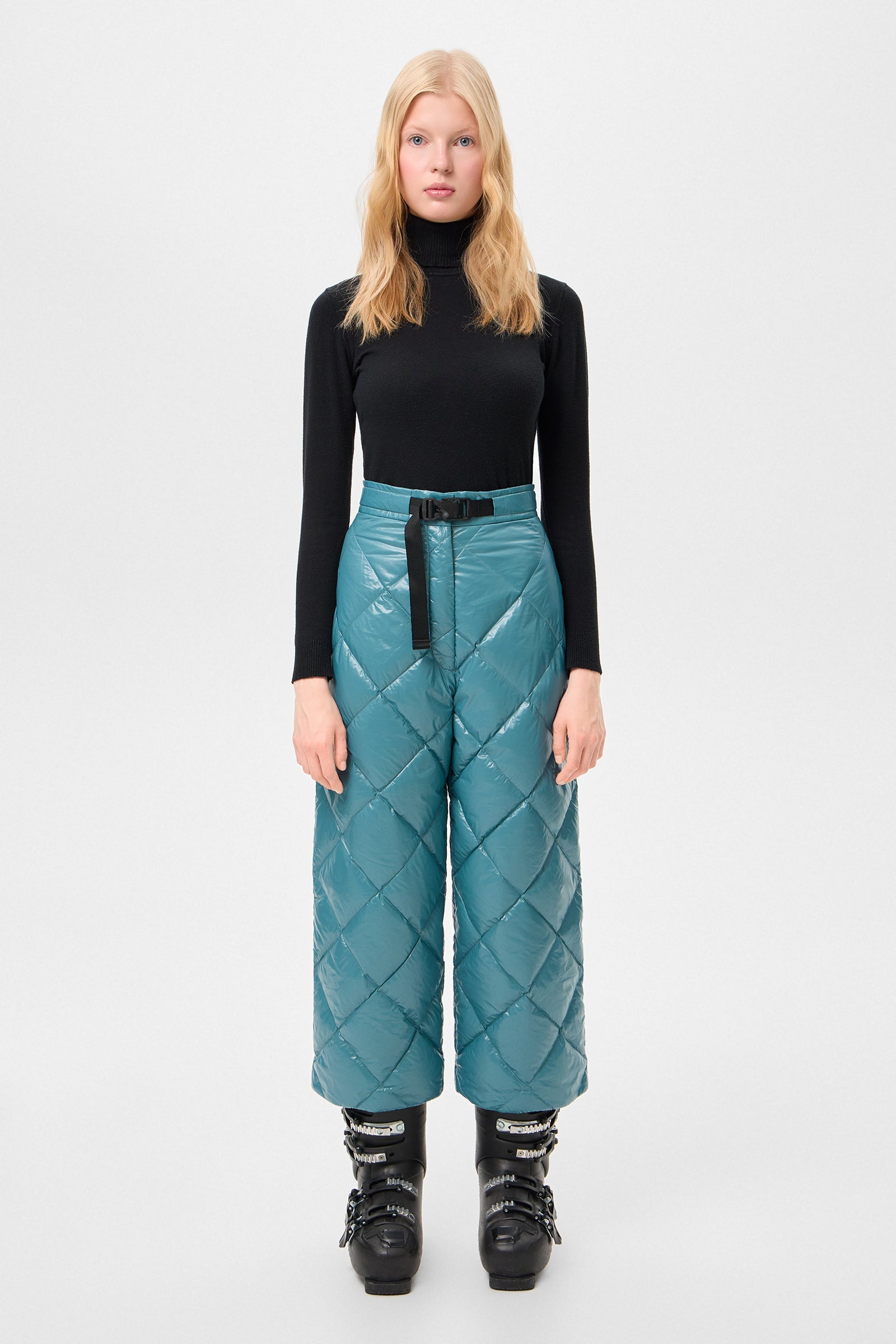 APRES SKI DUNNO PANTS GLITTER GREEN - IENKI IENKI