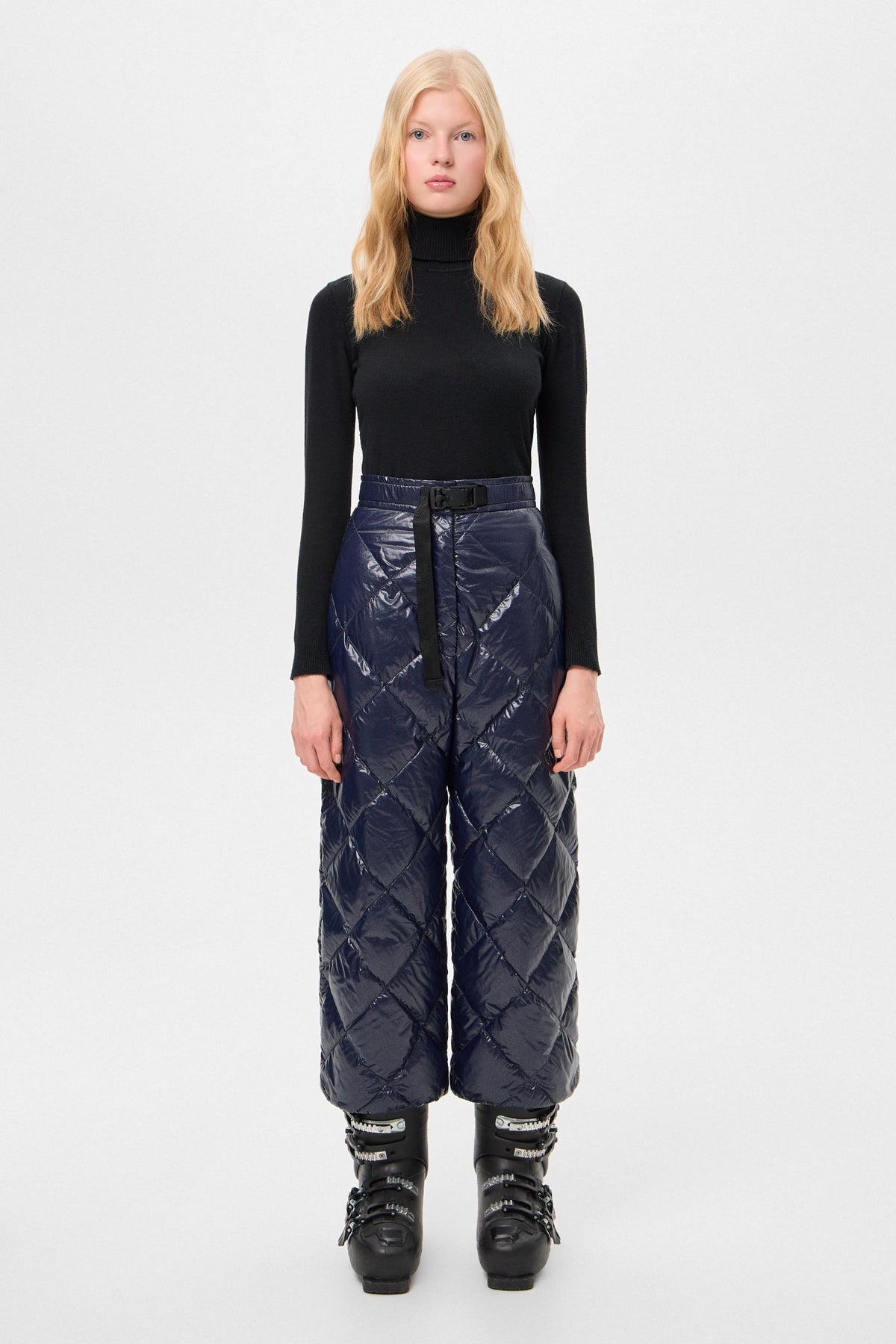 APRES SKI DUNNO PANTS GLITTER NAVY - IENKI IENKI