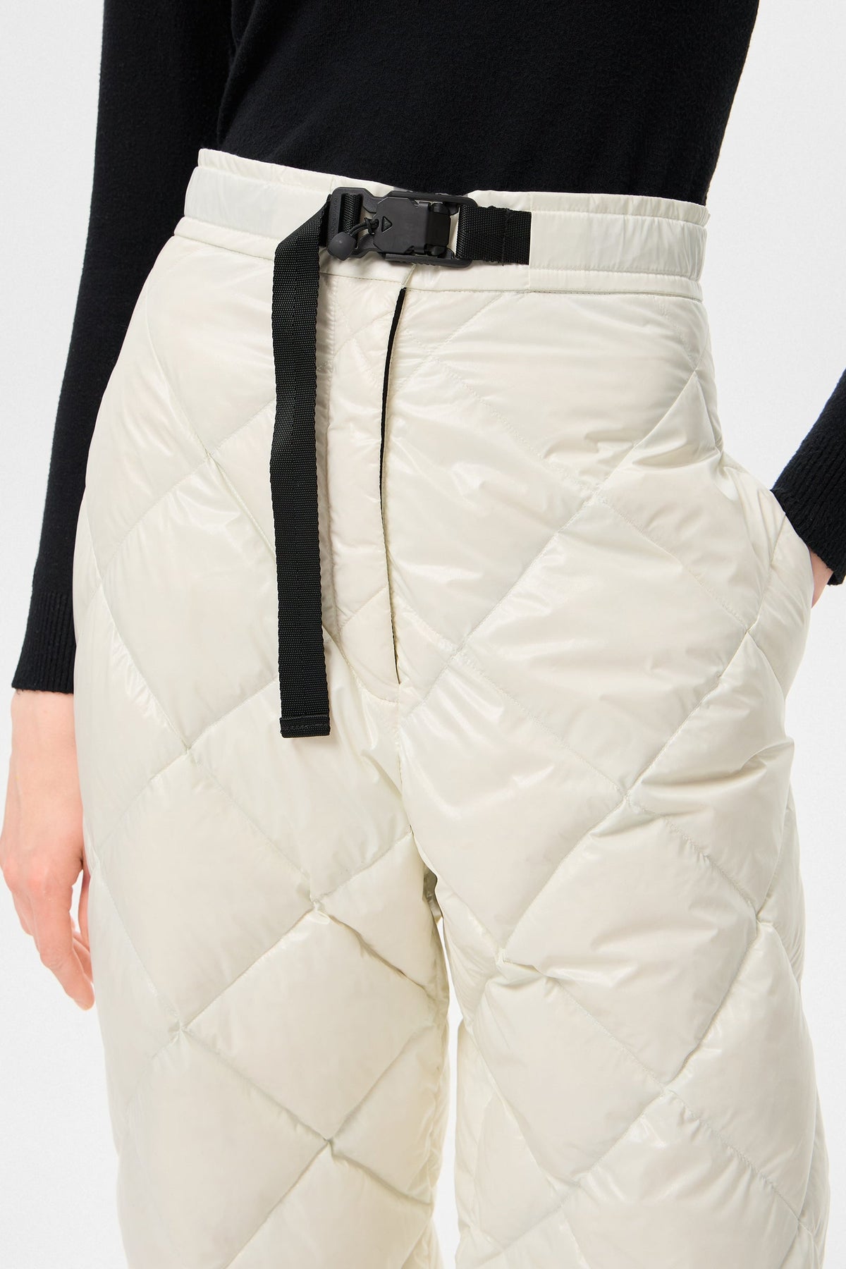 APRES SKI DUNNO PANTS GLITTER WHITE - IENKI IENKI
