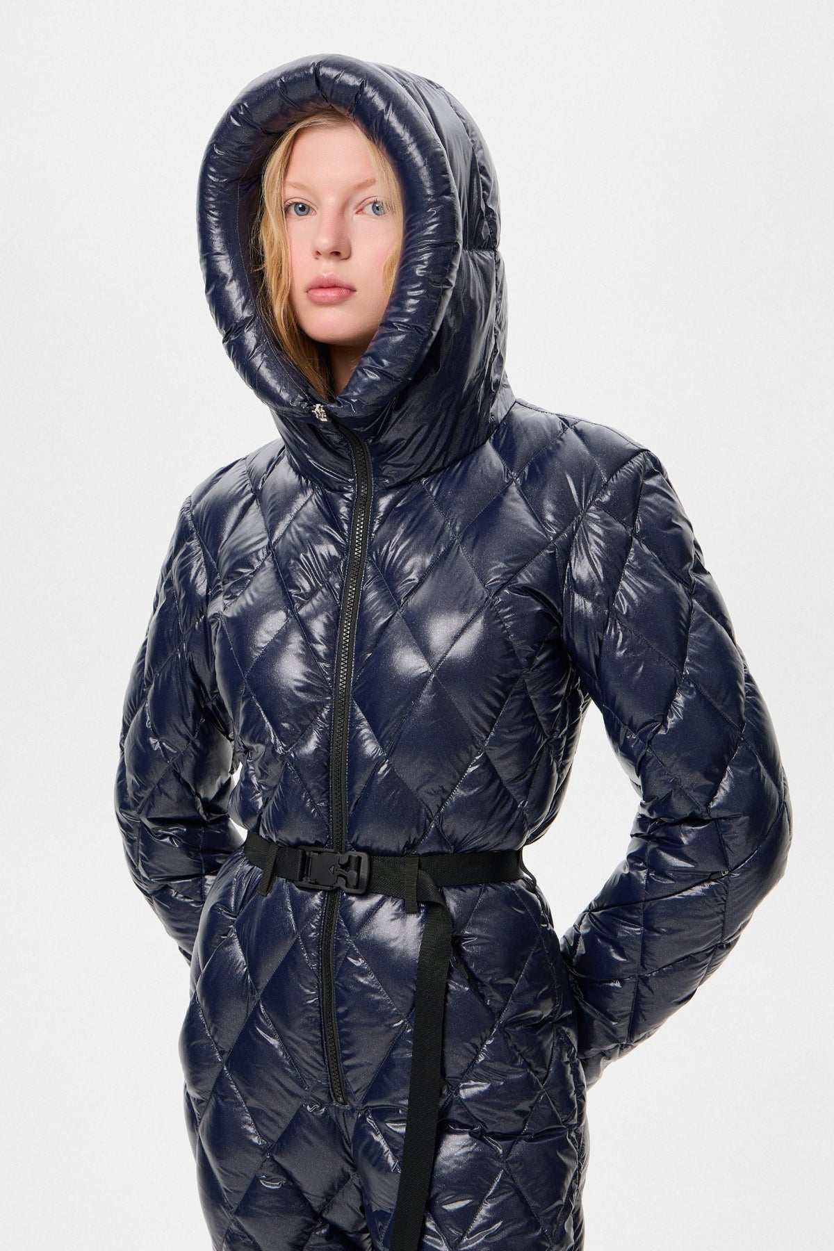 APRES SKI OVERALL GLITTER NAVY - IENKI IENKI