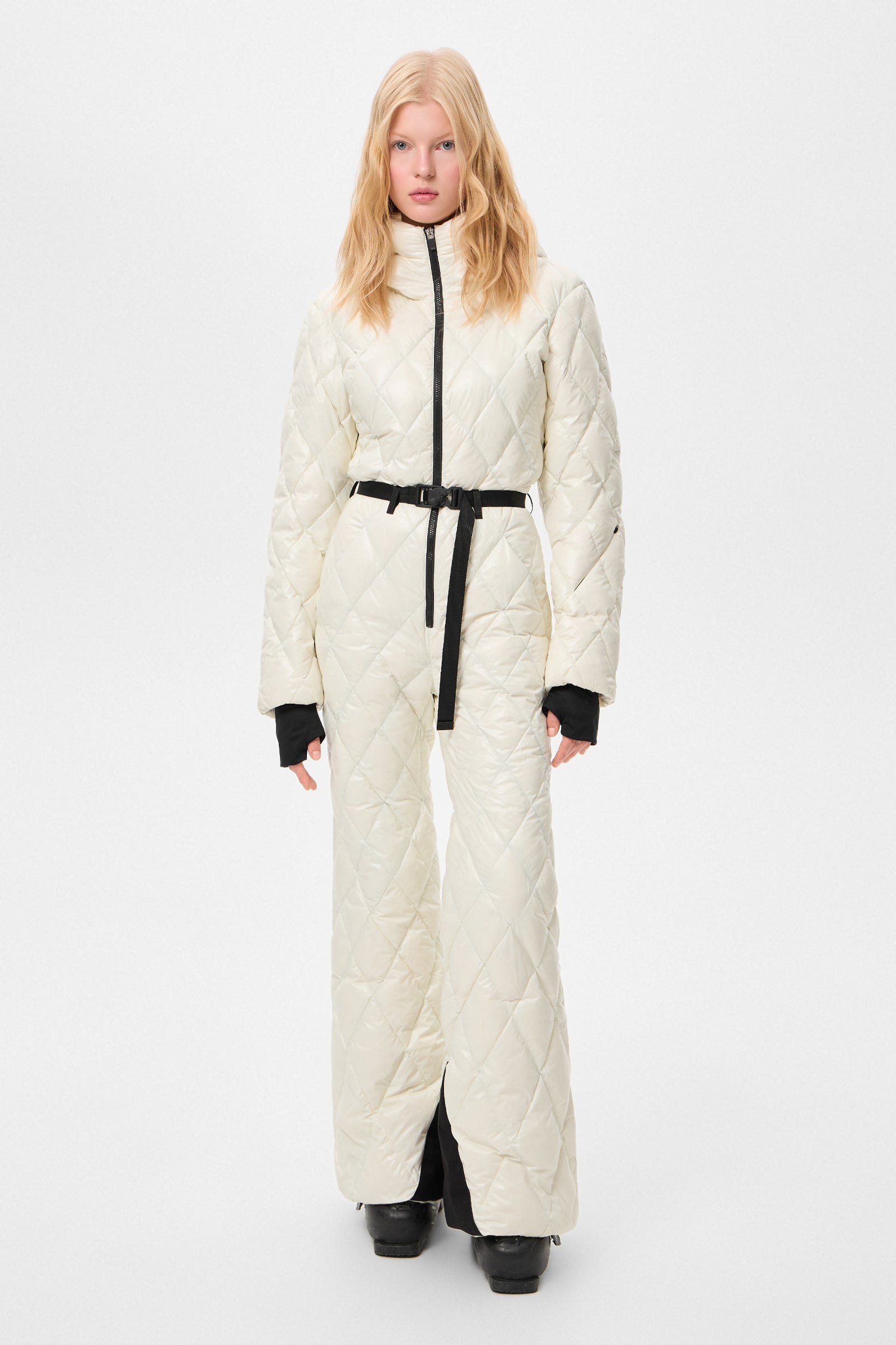 APRES SKI OVERALL GLITTER WHITE - IENKI IENKI