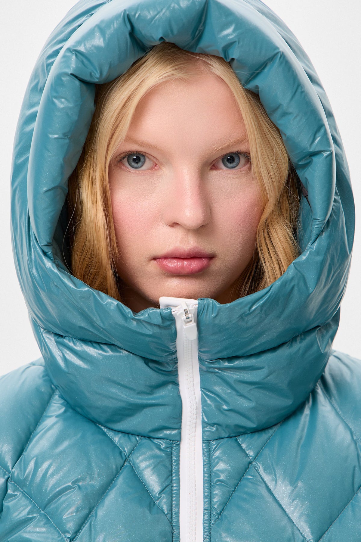 APRES SKI STARDUST OVERALL GLITTER GREEN + SHELL WHITE - IENKI IENKI