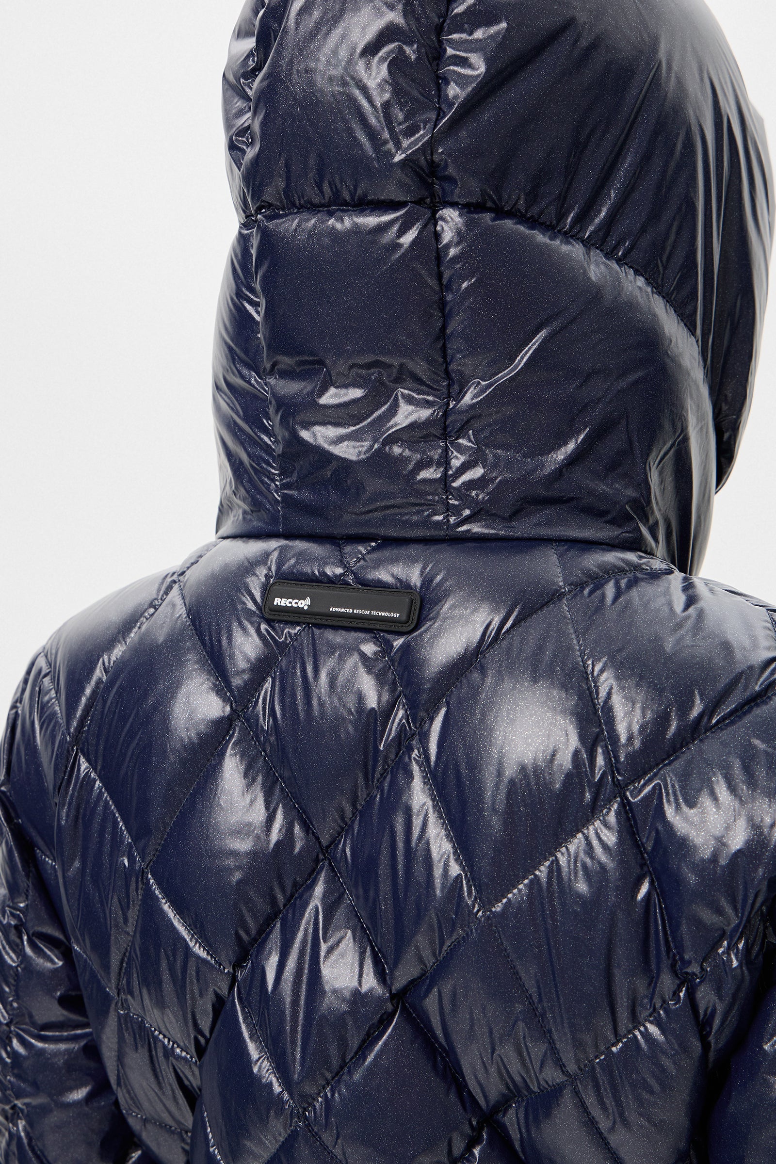 APRES SKI STARDUST OVERALL GLITTER NAVY + SHELL WHITE - IENKI IENKI