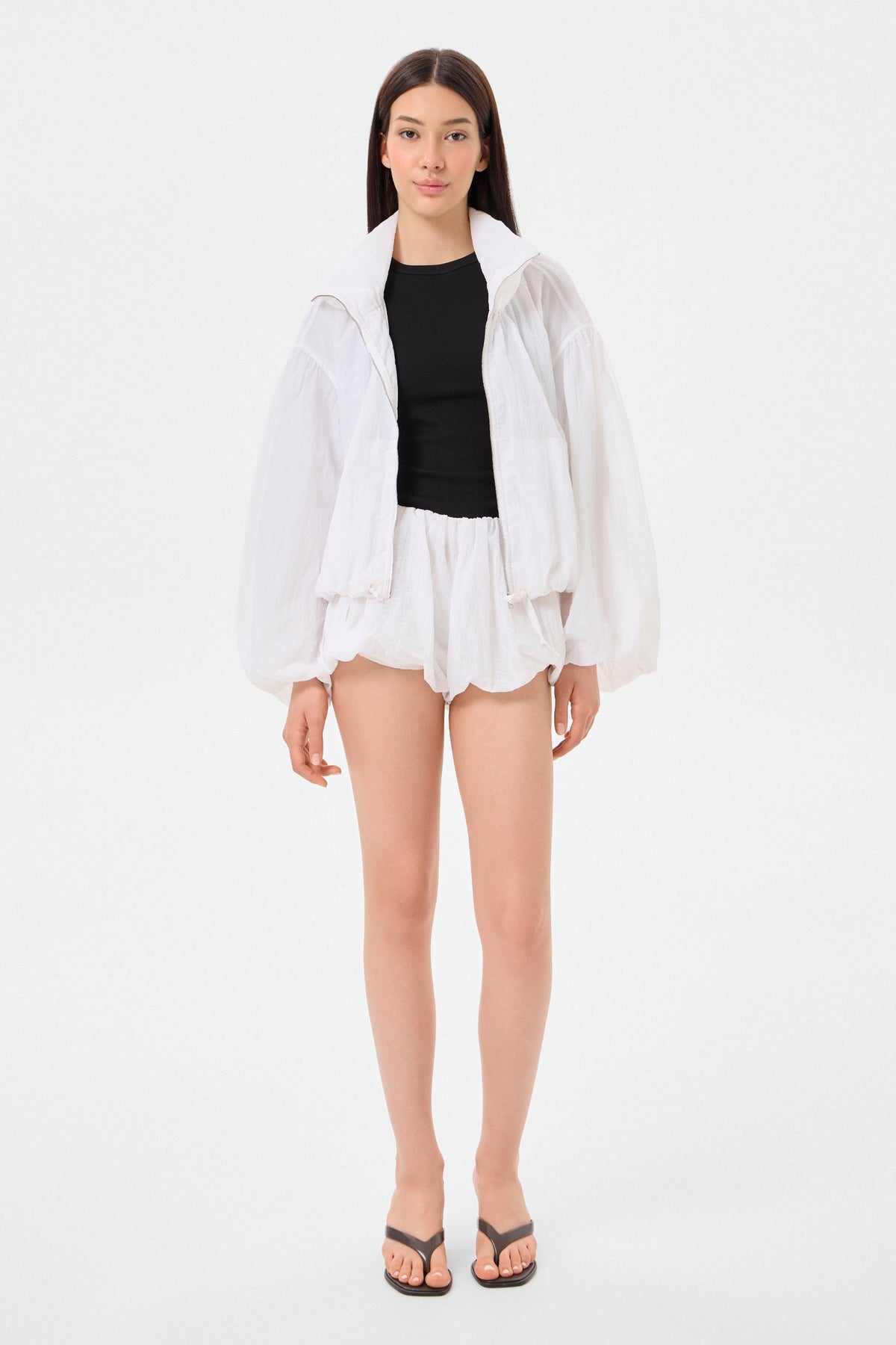 Balloon Shorts Gaby White - IENKI IENKI