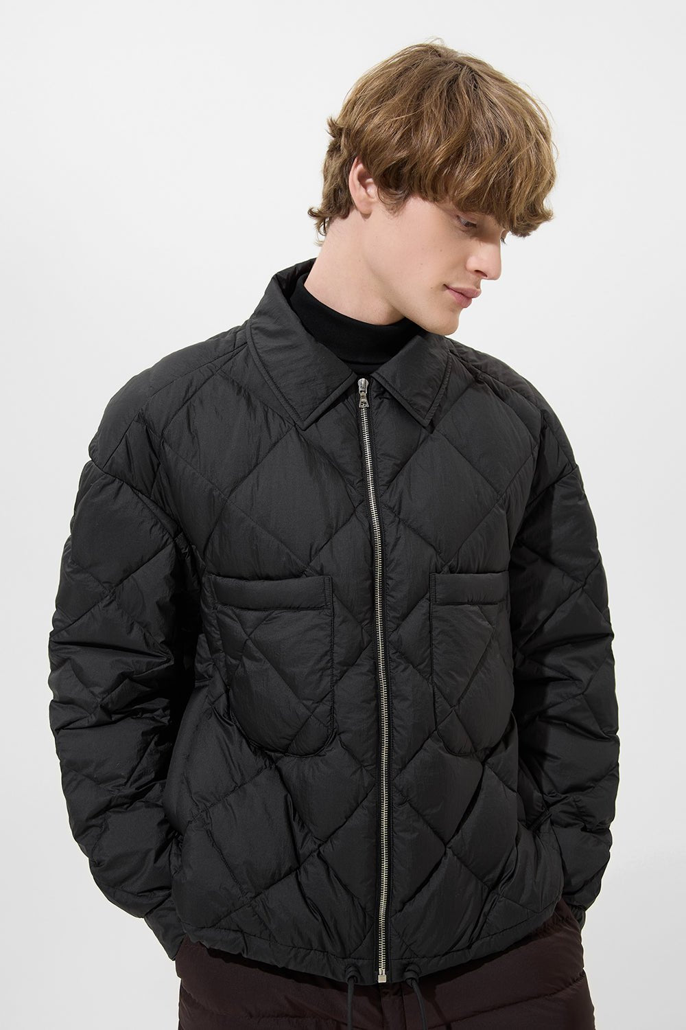 BLAZE JACKET MAN MICRO BLACK - IENKI IENKI