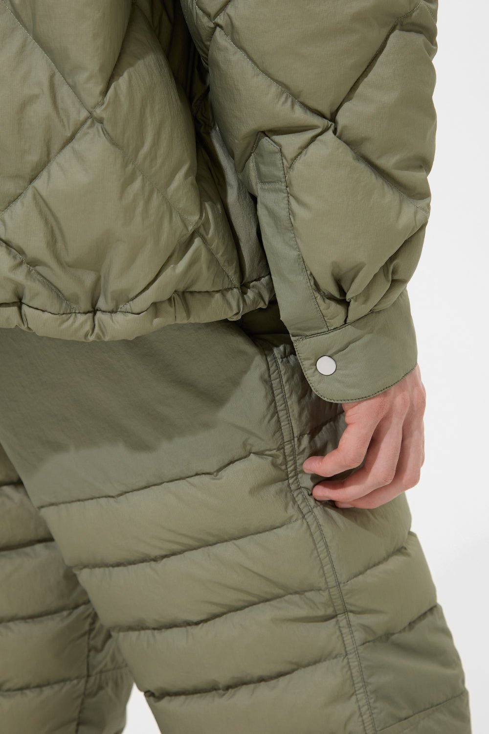 BLAZE JACKET MAN MICRO OLIVE GREEN - IENKI IENKI