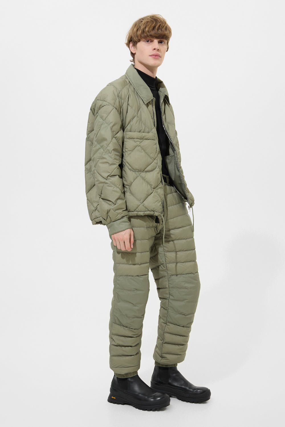 BLAZE JACKET MAN MICRO OLIVE GREEN - IENKI IENKI