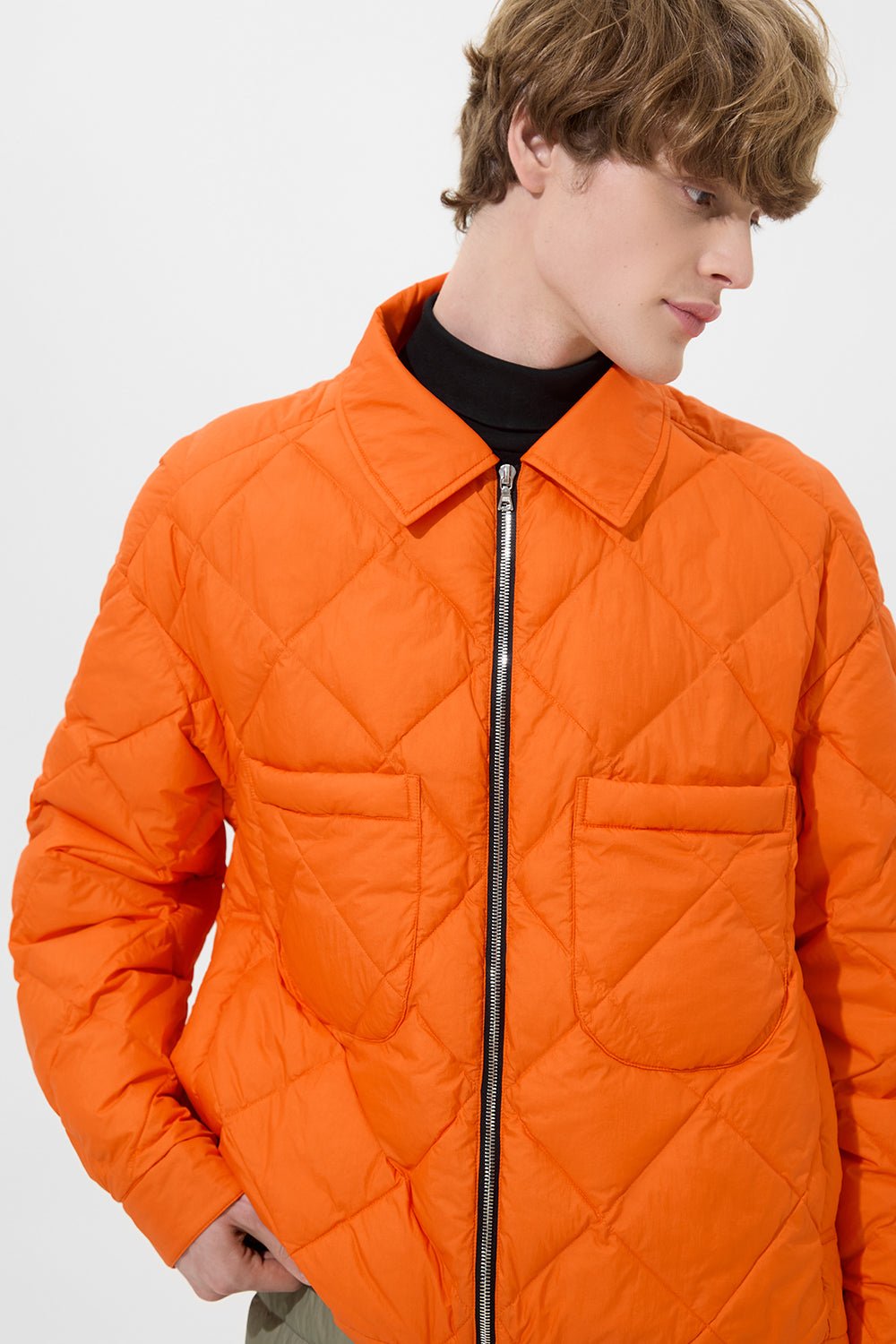 BLAZE JACKET MAN MICRO ORANGE - IENKI IENKI