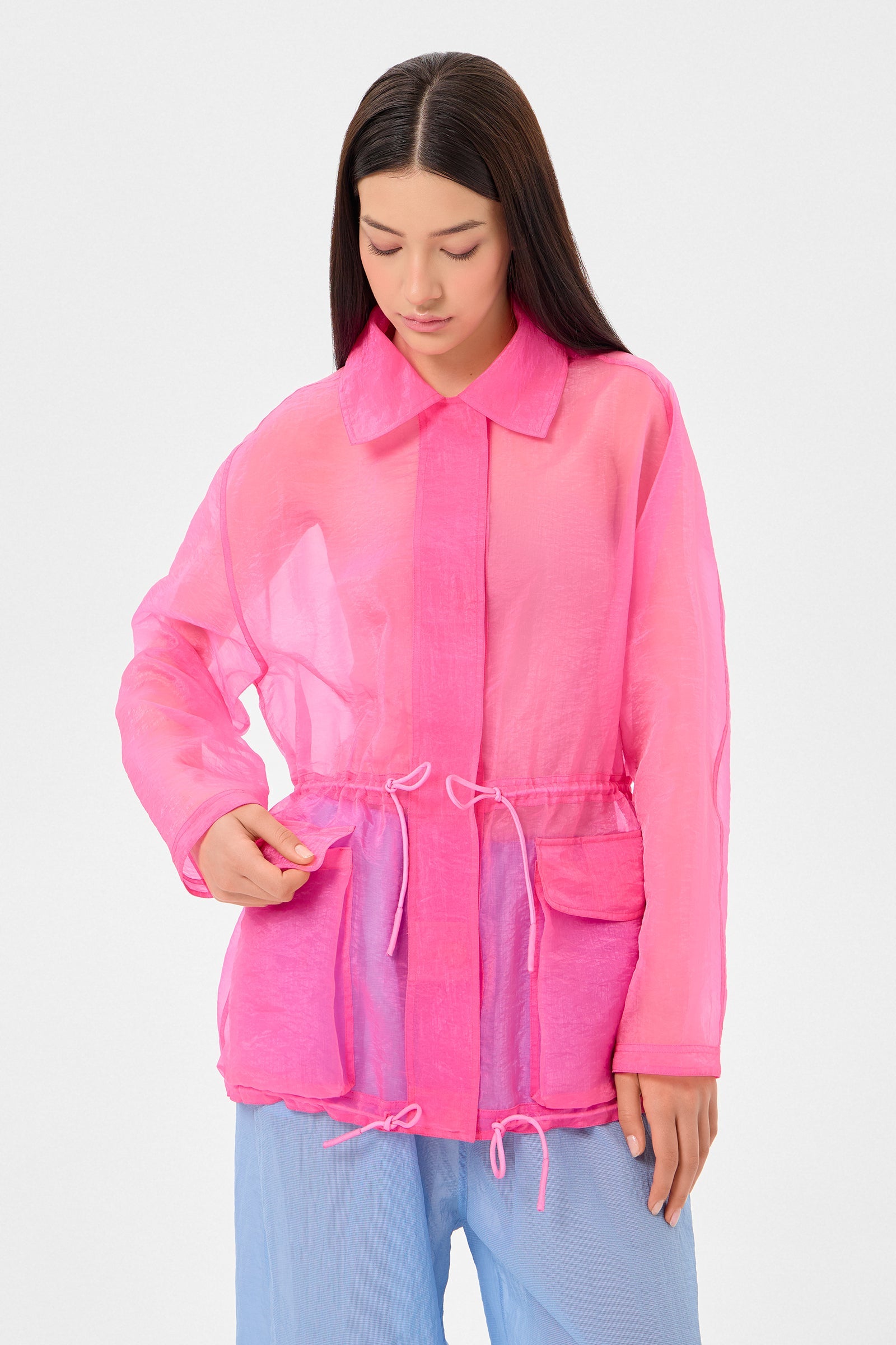Cap Jacket Neon Pink - IENKI IENKI