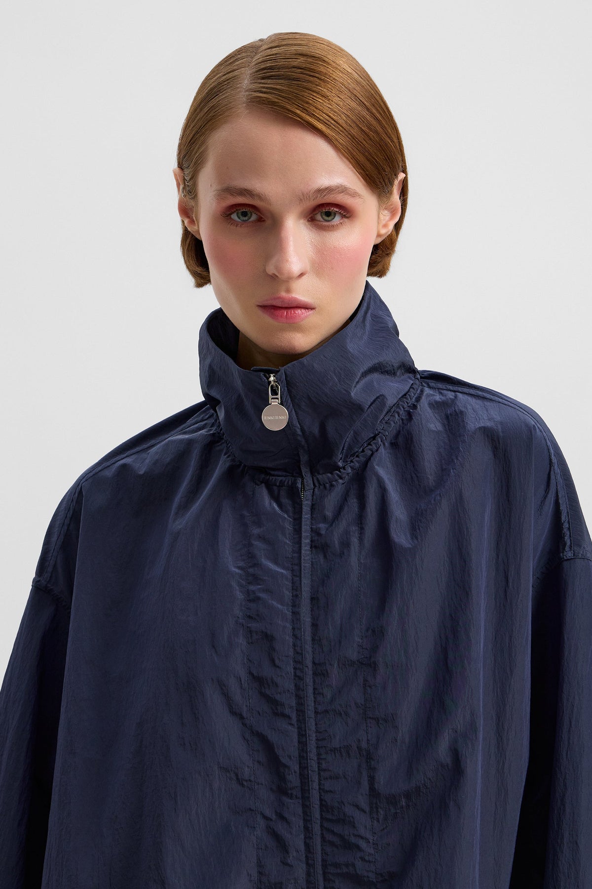 Casper Coat Mira Navy - IENKI IENKI