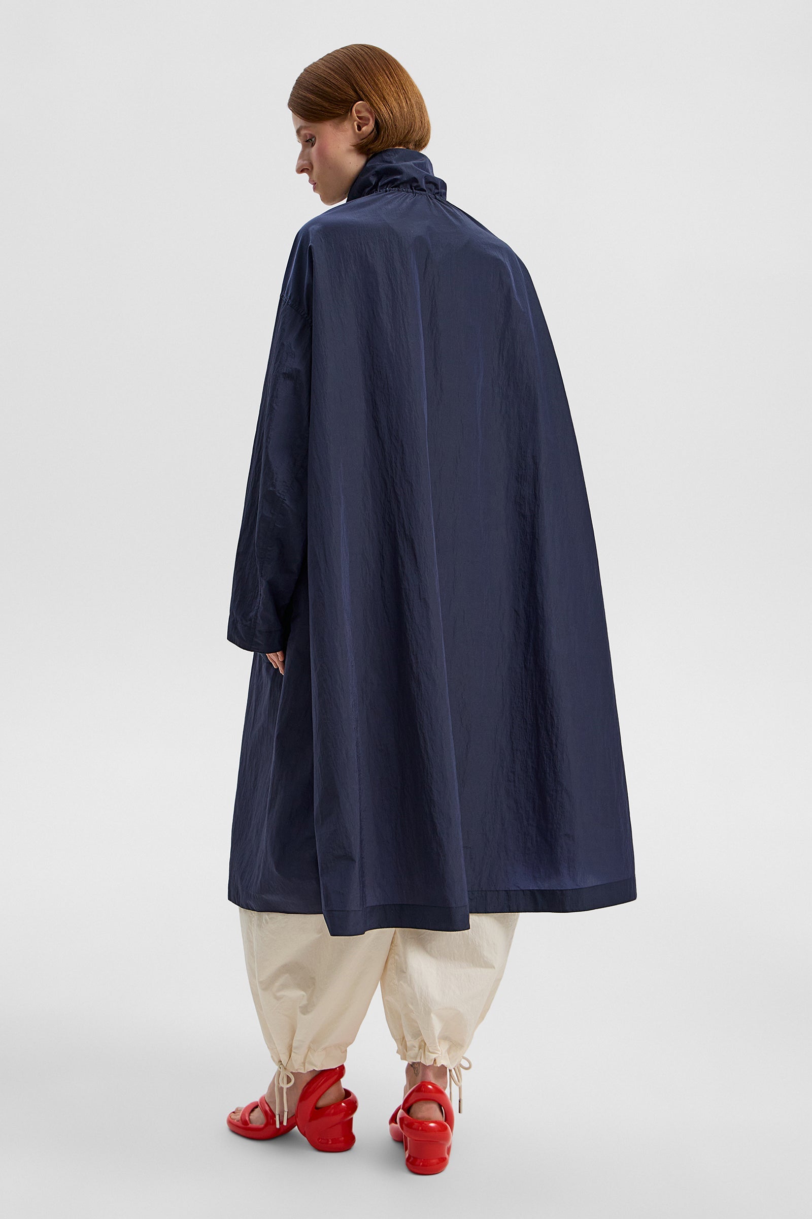 Casper Coat Mira Navy - IENKI IENKI