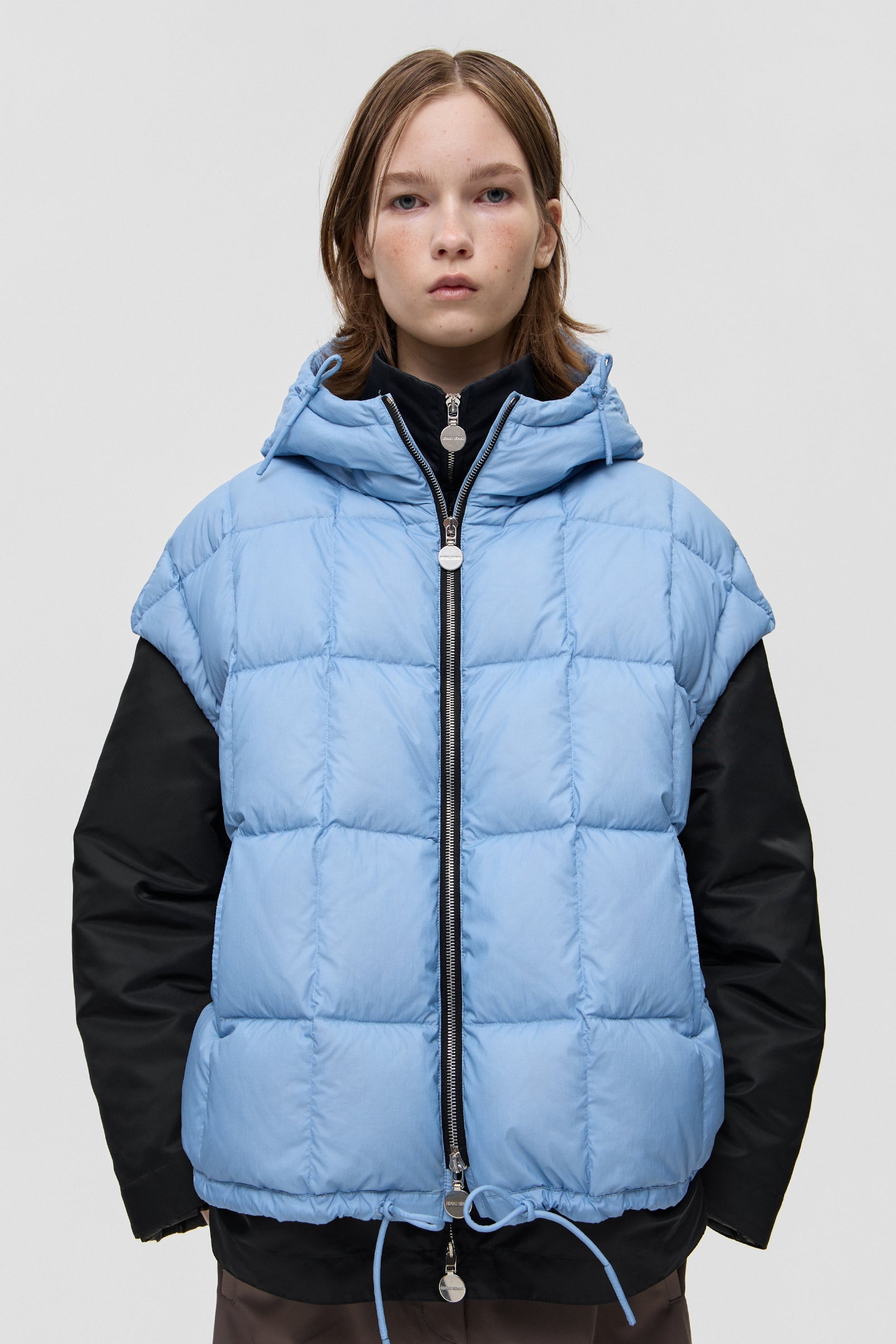 COZY ARCO VEST MICRO BLUE - IENKI IENKI