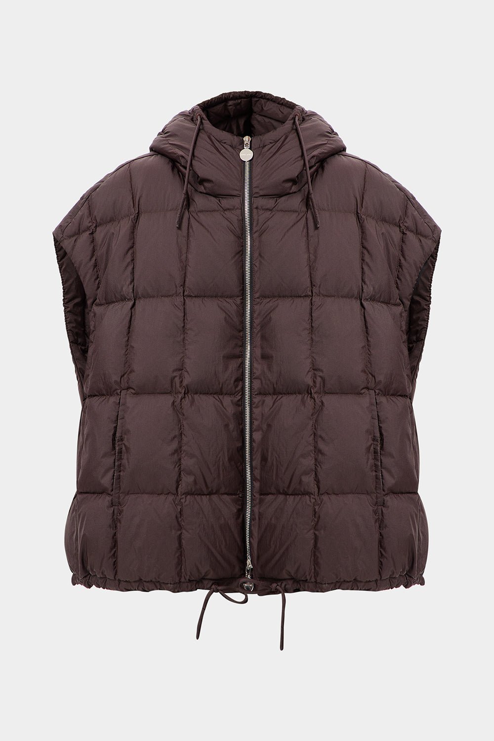 COZY ARCO VEST MICRO BROWN - IENKI IENKI