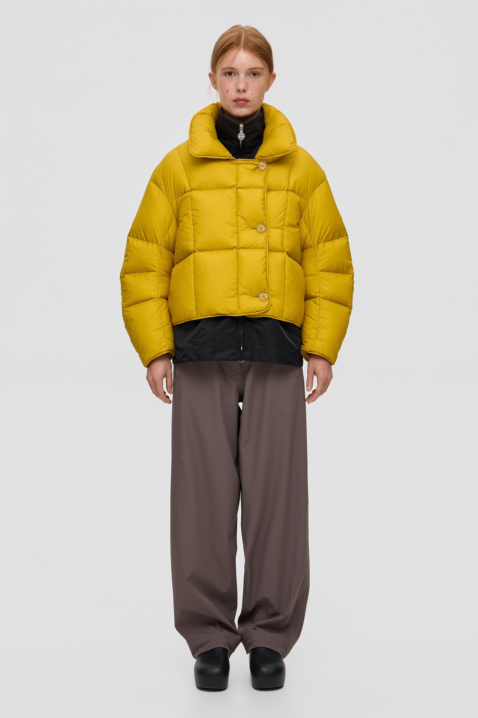 COZY CLOUD JACKET MICRO MUSTARD - IENKI IENKI